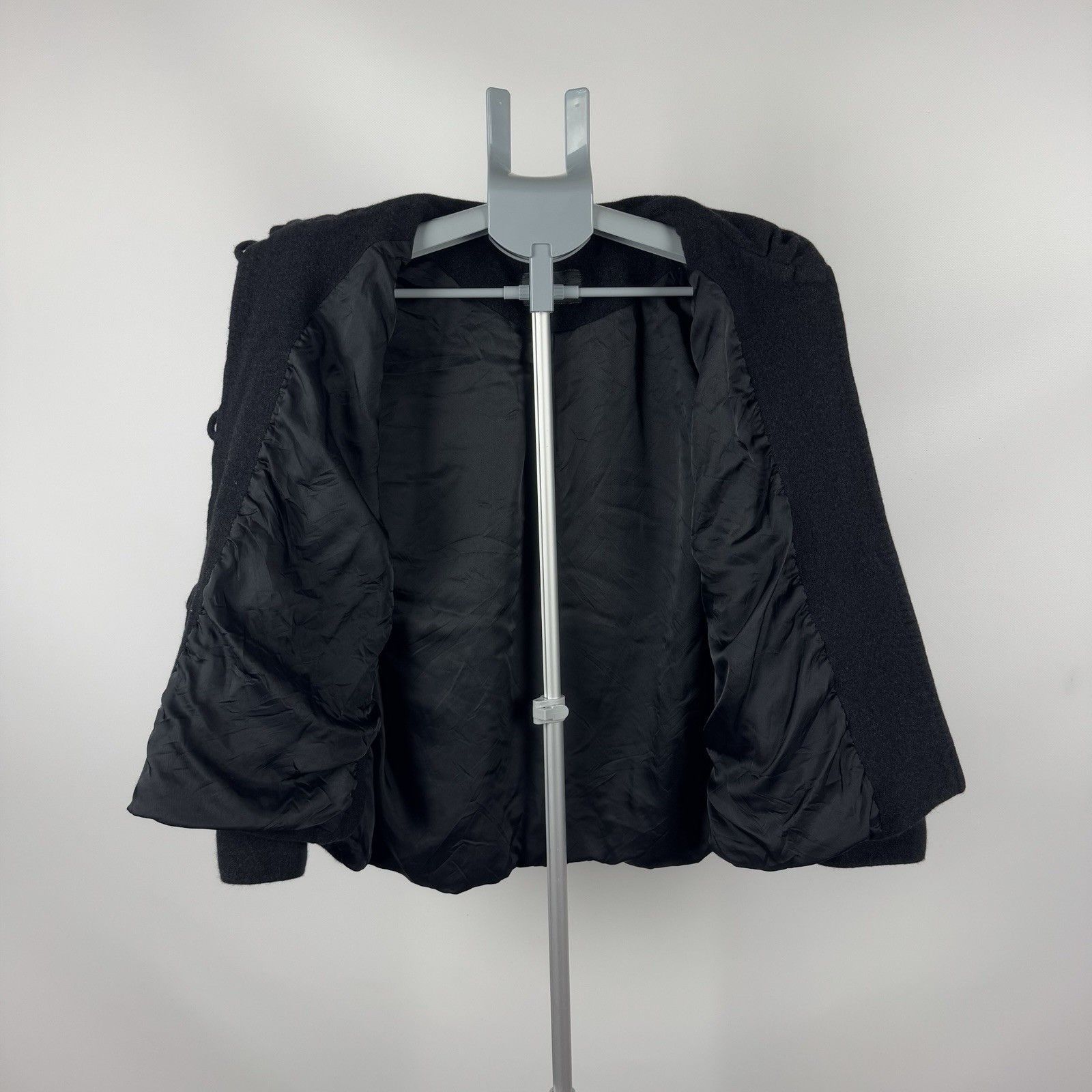 OSKA OSKA Jacket Pea Coat Angora Blend Ruched Pockets Woman’s Size XS / US 0-2 / IT 36-38 - 3 Thumbnail
