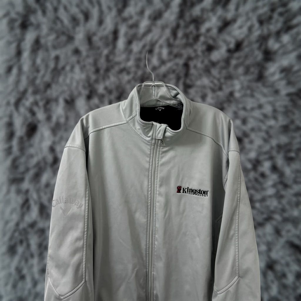 Callaway Callaway Jacket Mens 2XL Gray Softshell Fleece Lined Bomber Zip Full Zip Wind-Resistant Casual Workwear Golf Lessons Size US XXL / EU 58 / 5 - 1 Thumbnail