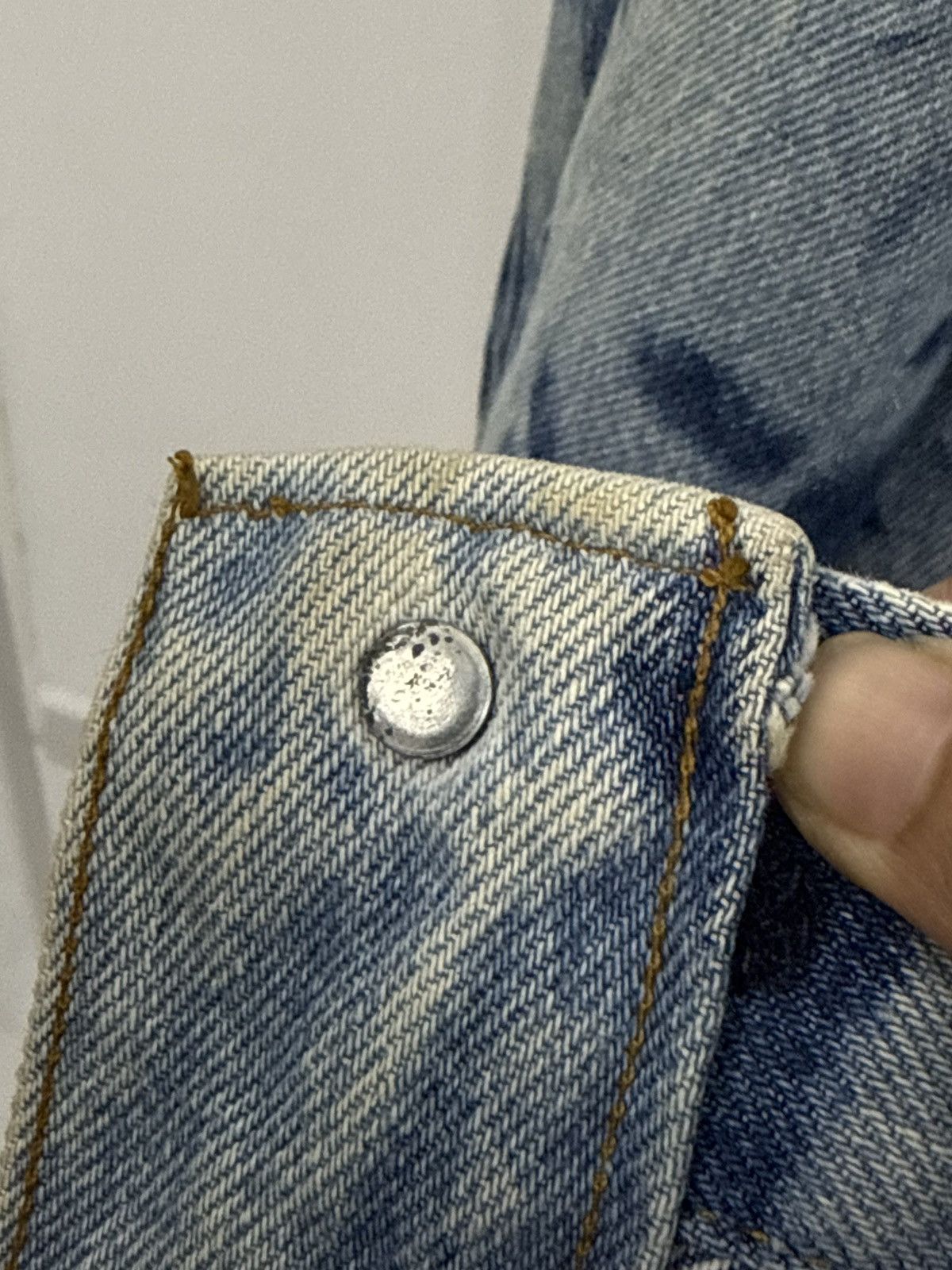 Levi's Rare! 80s Levis Red Label Type 3 Acid Wash Trucker Denim USA Size US M / EU 48-50 / 2 - 12 Thumbnail
