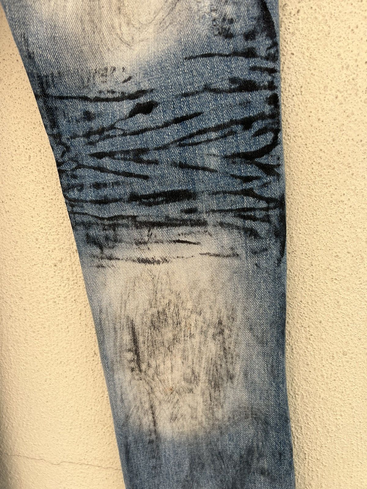 Vintage Vintage Benefit Japan Distressed Denim Painter Flare Jeans Size US 28 / EU 44 - 20 Thumbnail