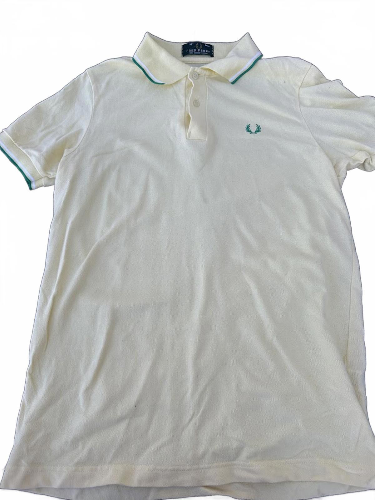 Fred Perry Fred Perry Yellow Polo Shirt Laurel Logo M Size US M / EU 48-50 / 2 - 2 Thumbnail