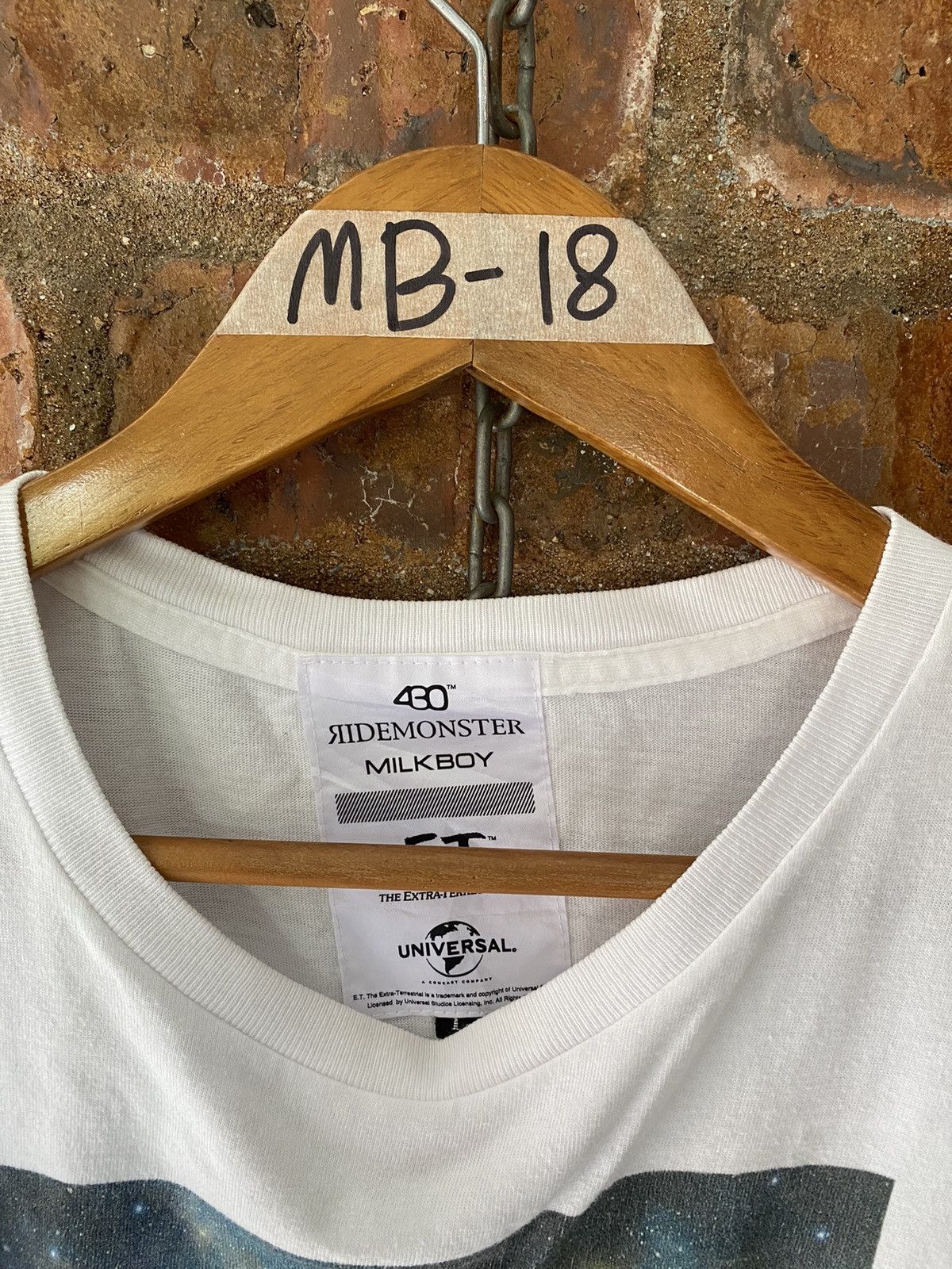 Japanese Brand 2000s Milk boy X Et tee Size US L / EU 52-54 / 3 - 6 Thumbnail