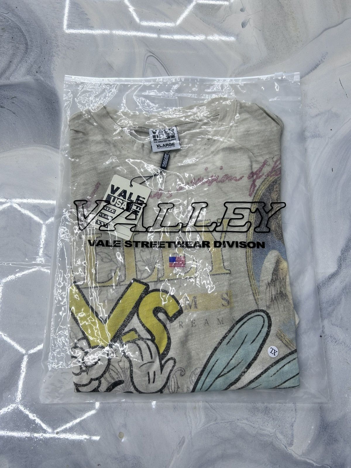 Vale Vale Mayhem Tee Cream Size XL Size US XL / EU 56 / 4 - 7 Thumbnail