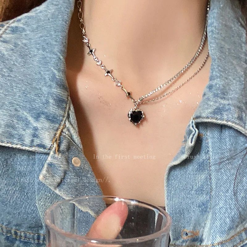 Other Y2K Layered Flower Stone Chain Necklace Size ONE SIZE - 1 Preview