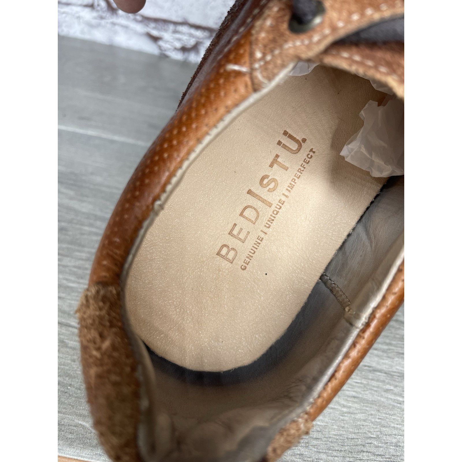Bed Stu Bed Stu Muller Brown Leather Low Top Casual Lace Up Shoes Me Size US 8.5 / EU 41-42 - 10 Thumbnail