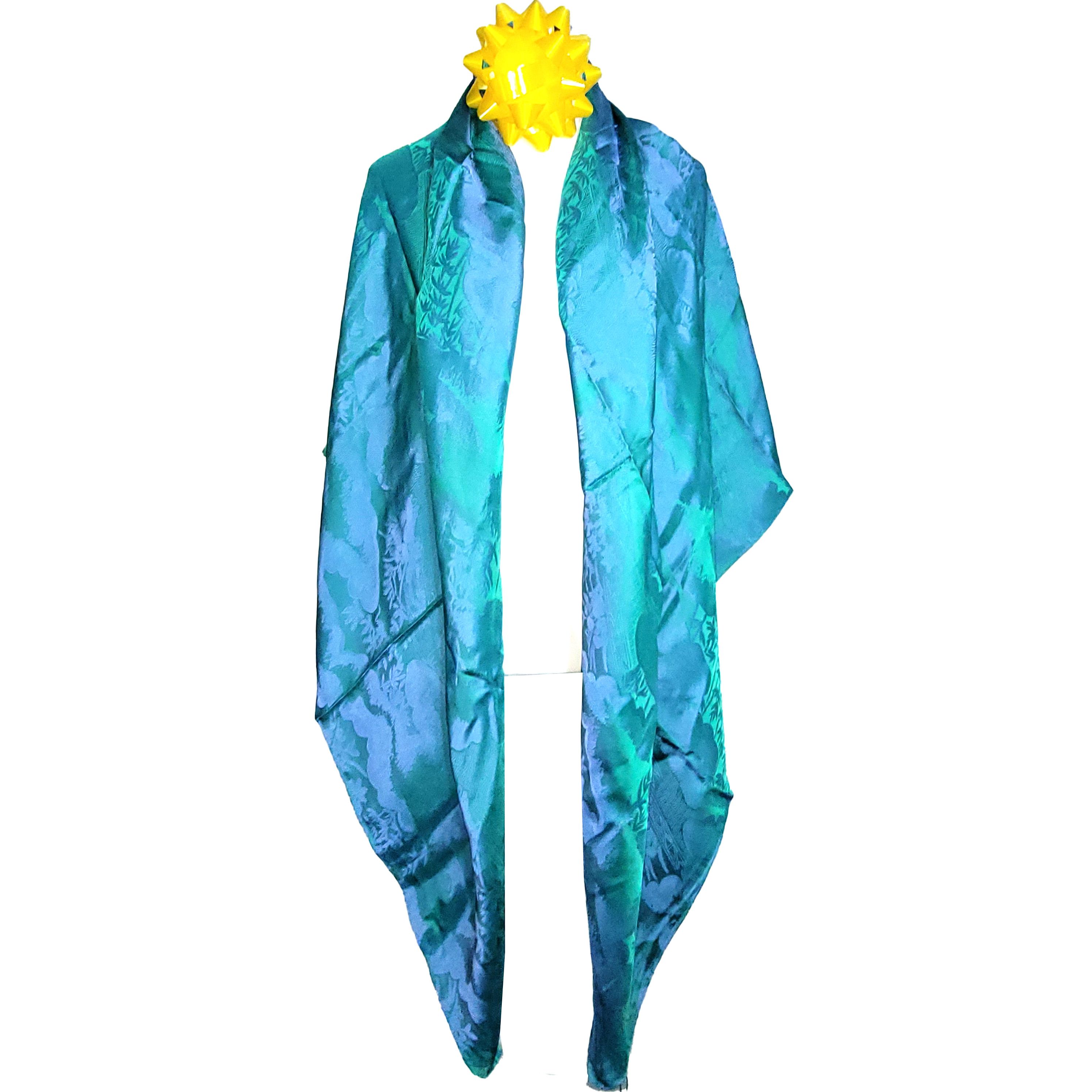 Other NWT Double-Sided Silk Scarf 52"x52" Large Square Wrap 3015 Size ONE SIZE - 7 Thumbnail
