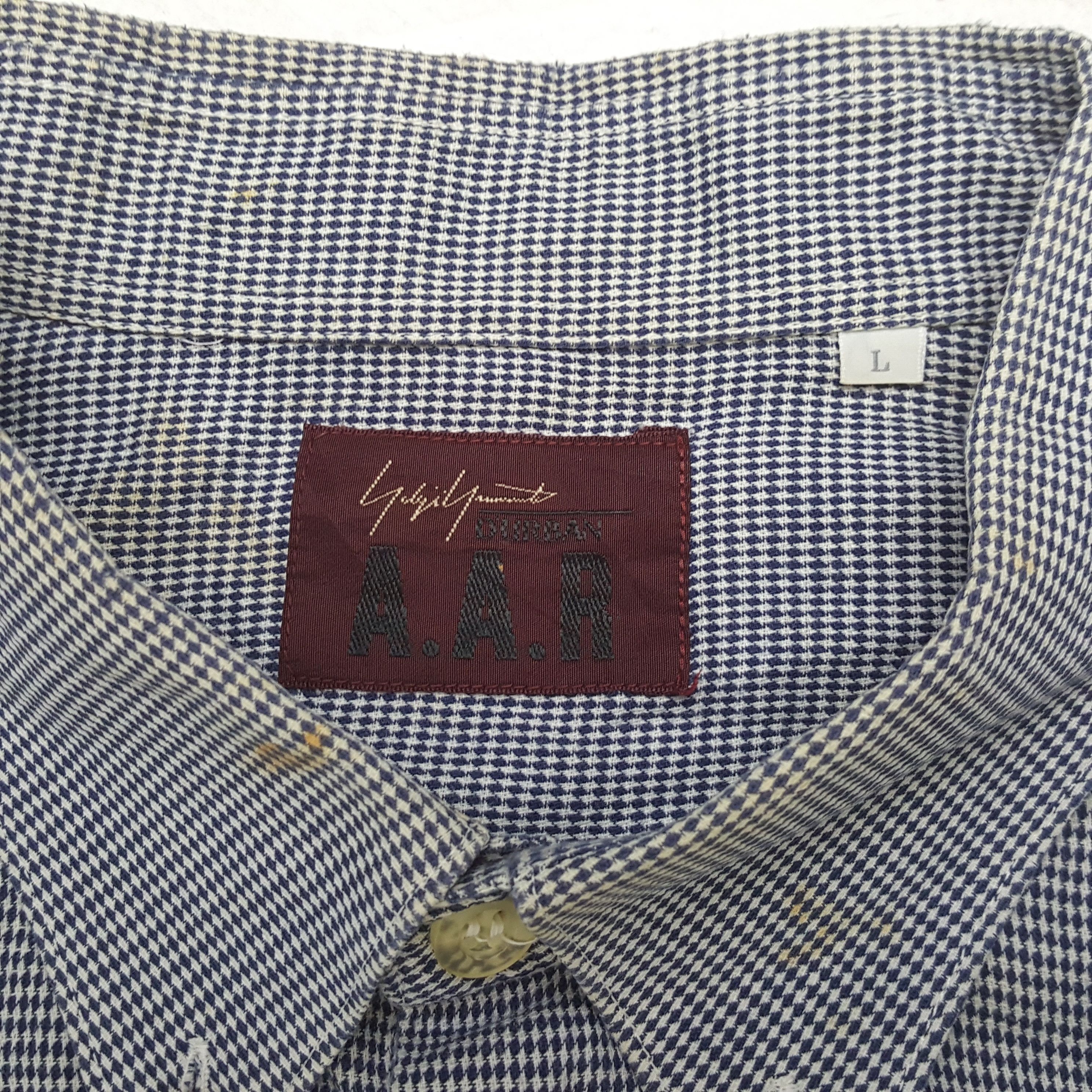 Yohji Yamamoto AAR by Yohji Yamamoto Japanese Designer Shirt RR14 Size US L / EU 52-54 / 3 - 6 Thumbnail