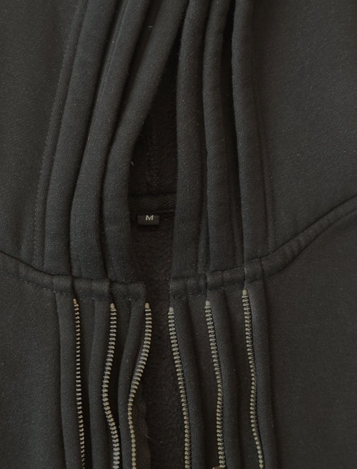 The GV Gallery The Gv Gallery - Triple Zip Black Hoodie Size US M / EU 48-50 / 2 - 2 Thumbnail