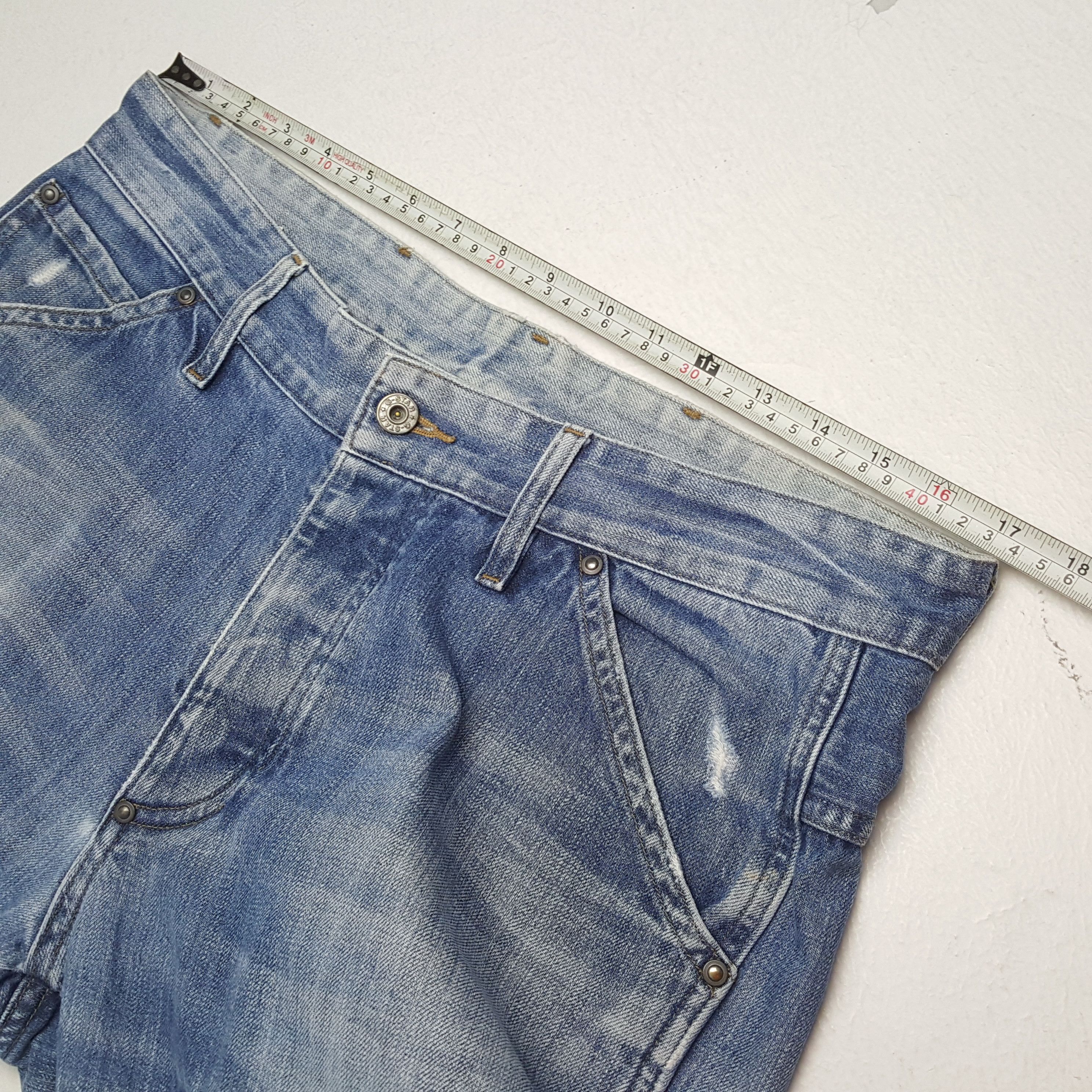 G-Star × Vintage Vintage G-STAR RAW Japanese Fashion Brand Riders Jeans Size US 34 / EU 50 - 7 Thumbnail