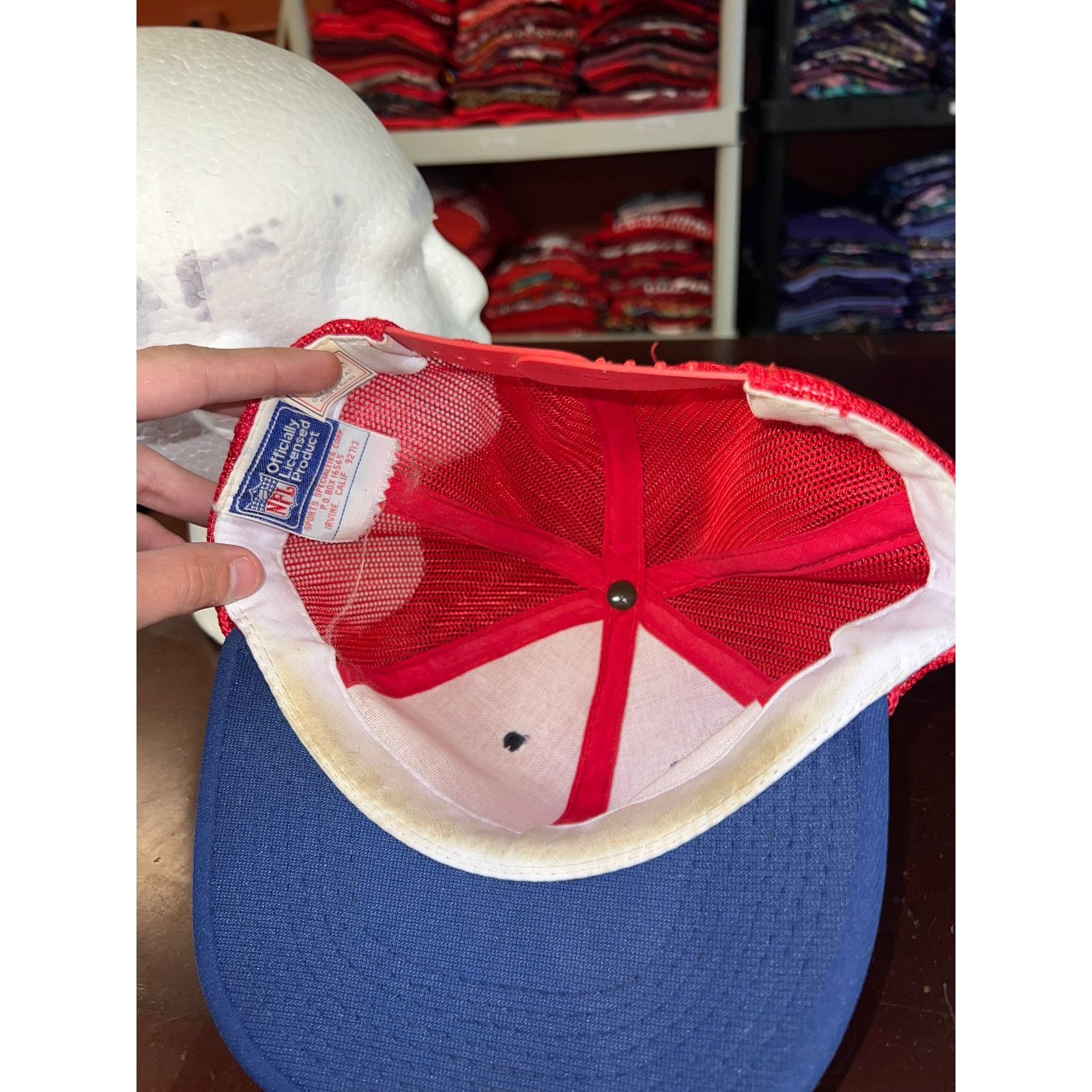 Vintage Vintage Carquest Hat Auto Parts Store Red Cap 90s VTG OS Size ONE SIZE - 7 Thumbnail