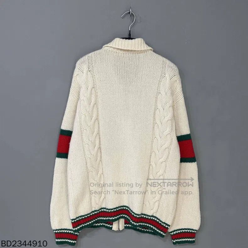 Gucci Gucci Classic striped knitted zipper jacket Size S / US 4 / IT 40 - 2 Thumbnail