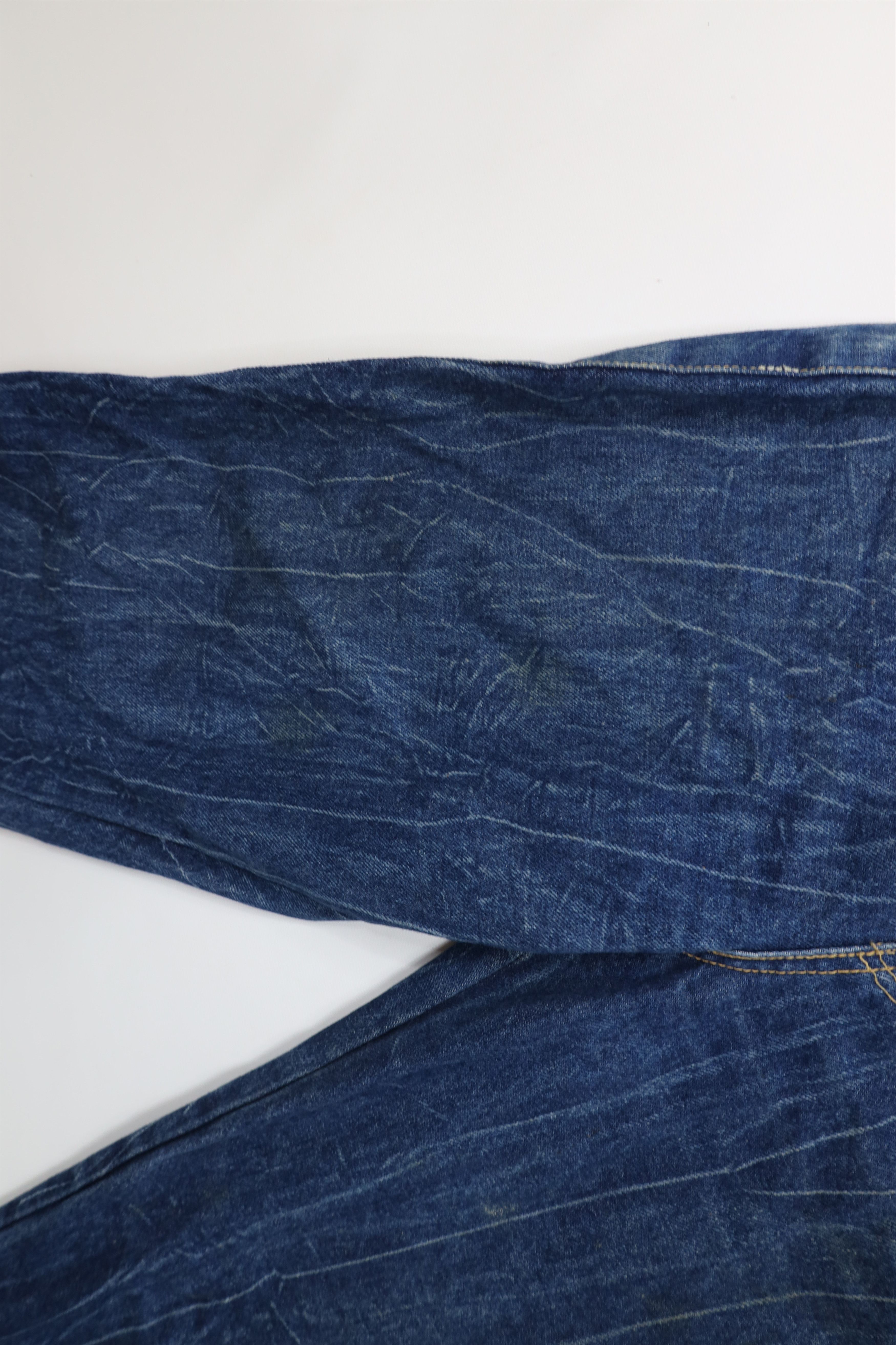 Vintage Vintage 90s Streetwear Acid Wash Tapered Leg Denim Jeans Size 36" / US 14 / IT 50 - 8 Thumbnail