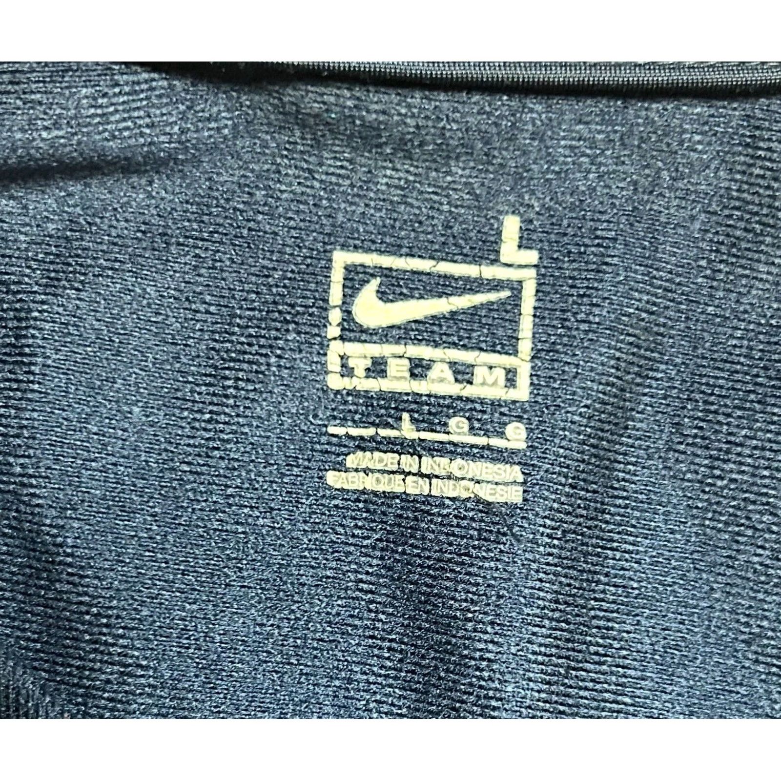 Nike VINTAGE Nike Dri-Fit Logo Windbreaker Warm Up Track Jacket Mens Large Blue Y2K Size US L / EU 52-54 / 3 - 5 Thumbnail