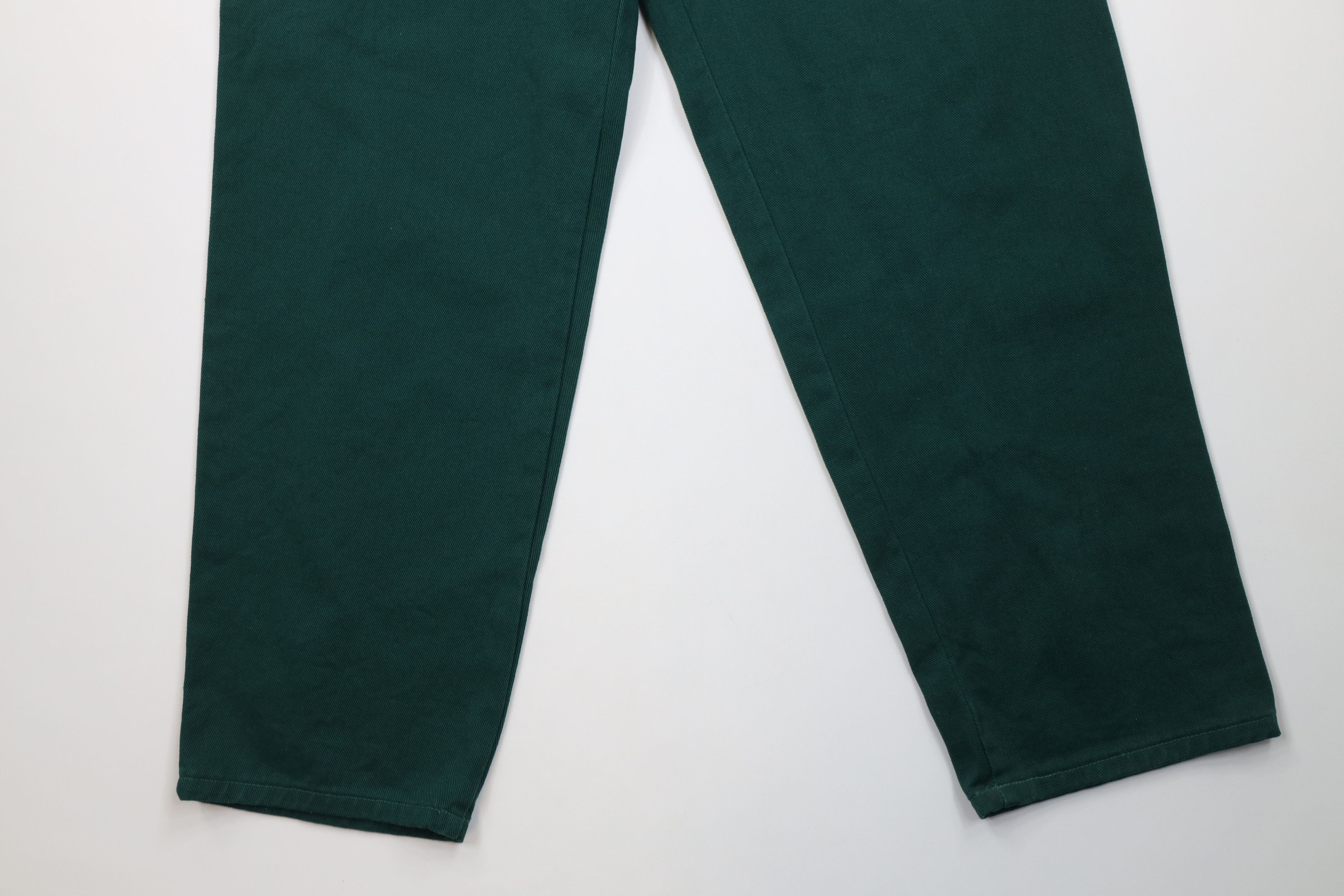 Vintage Deadstock Vintage 90s Boss Skateboard Denim Jeans Green USA Size US 29 - 4 Thumbnail