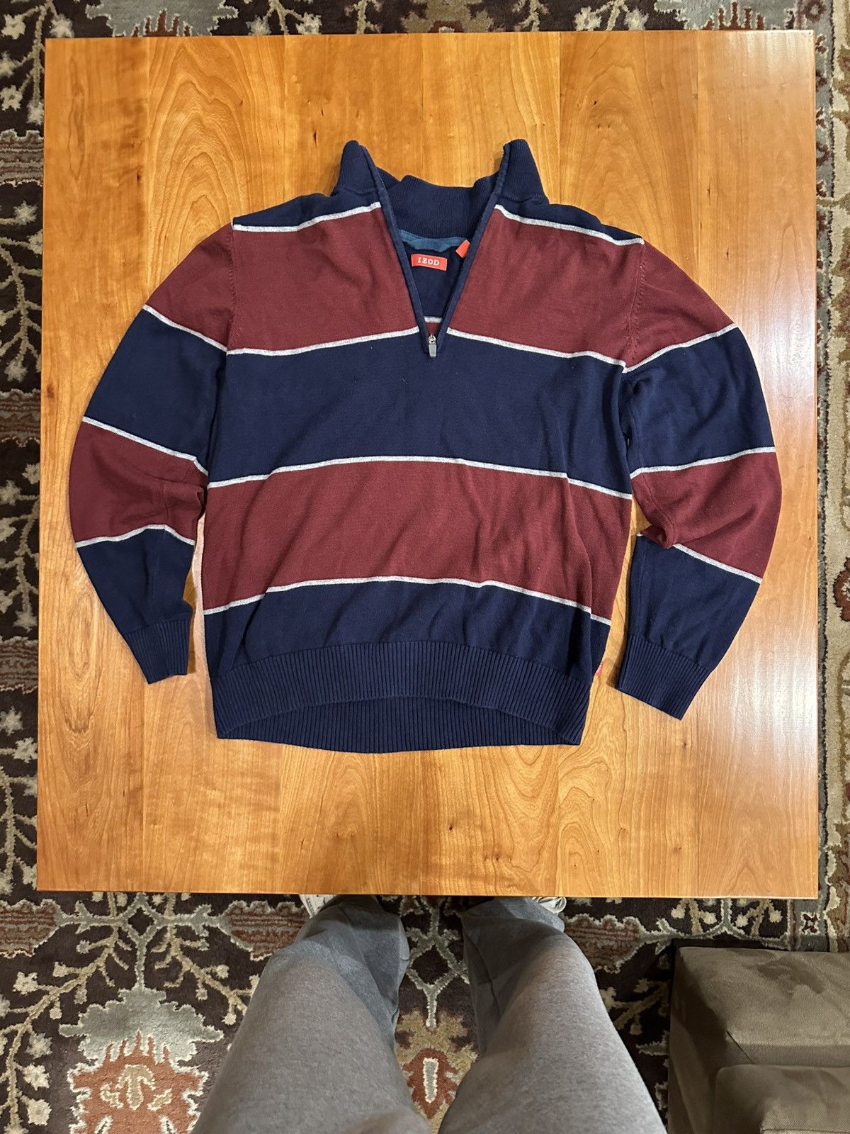 Other Maroon + Navy RL Adjacent Quarter Zip Size US M / EU 48-50 / 2 - 1 Thumbnail