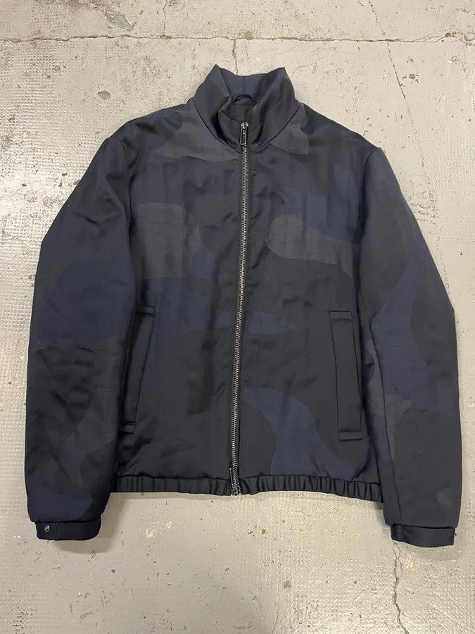 Emporio Armani 2010s Emporio Armani Navy Camo Jacket Size US M / EU 48-50 / 2 - 1 Thumbnail