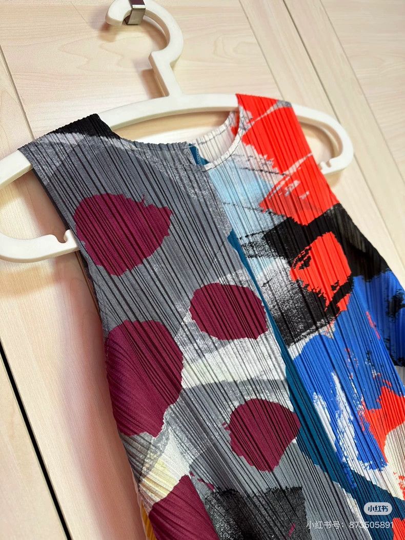 Issey Miyake Issey Miyake size:3 Colored ink-wash dress Size M / US 6-8 / IT 42-44 - 4 Thumbnail
