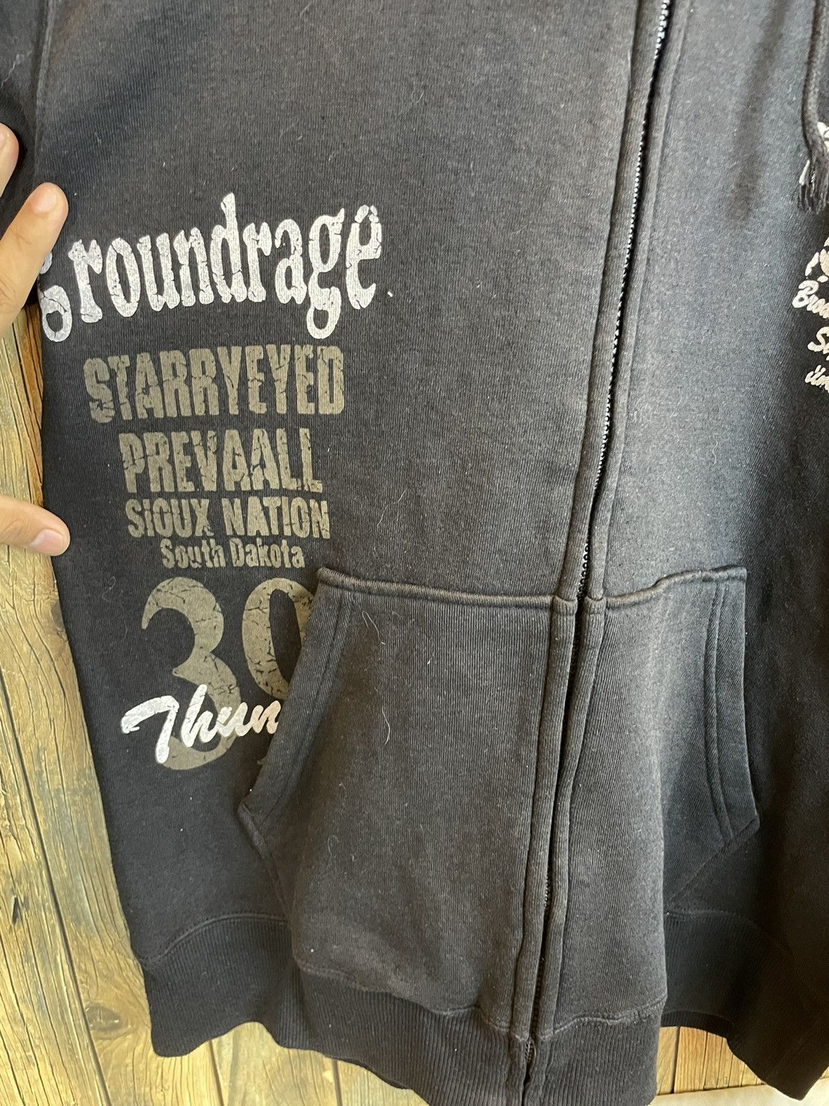 Japanese Brand × Vintage Vintage groundrage south dakota 39 hoodie Size US L / EU 52-54 / 3 - 8 Thumbnail