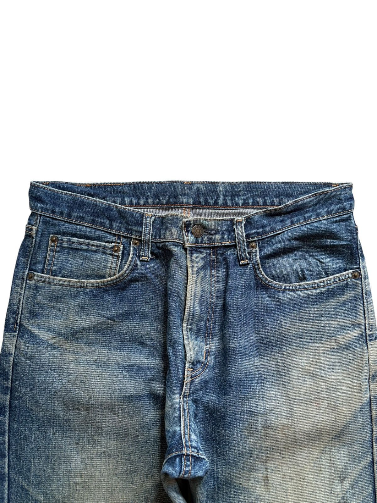 Edwin Vintage Edwin Mud Wash Distressed Ripped Loose Jeans Size US 34 / EU 50 - 4 Thumbnail