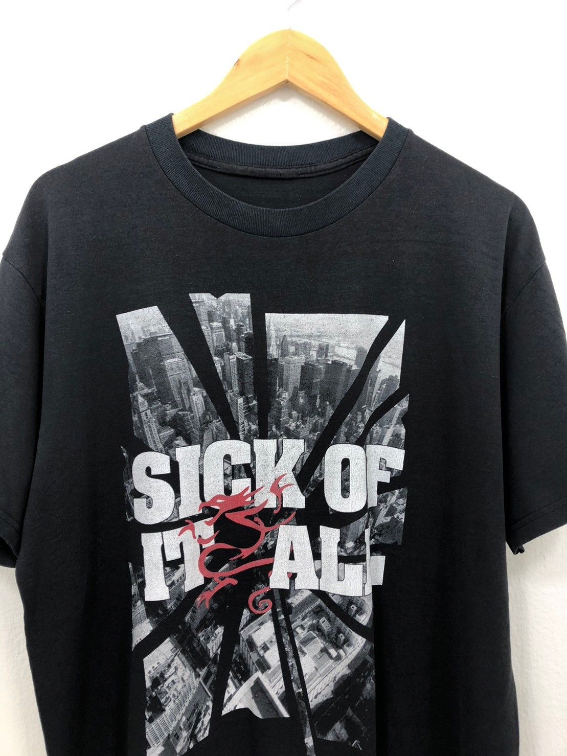 Band Tees × Vintage Vintage 04's Sick of it All Subzero Vision Charge Step 2far Size US L / EU 52-54 / 3 - 1 Thumbnail