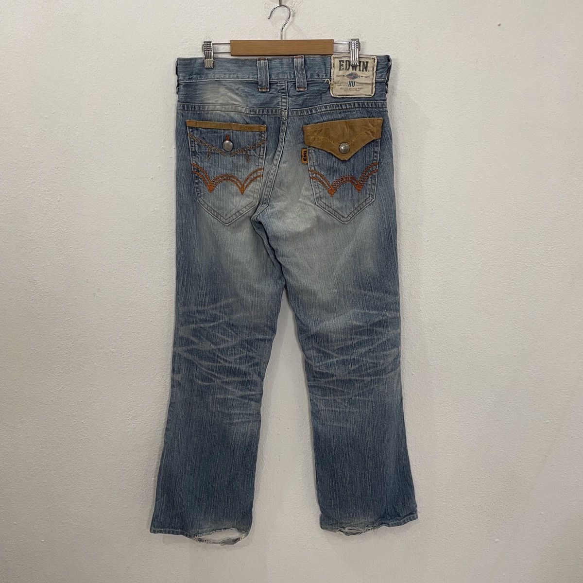 Edwin Vintage Edwin Cowboy Motive Denim Jeans Size US 32 / EU 48 - 7 Thumbnail