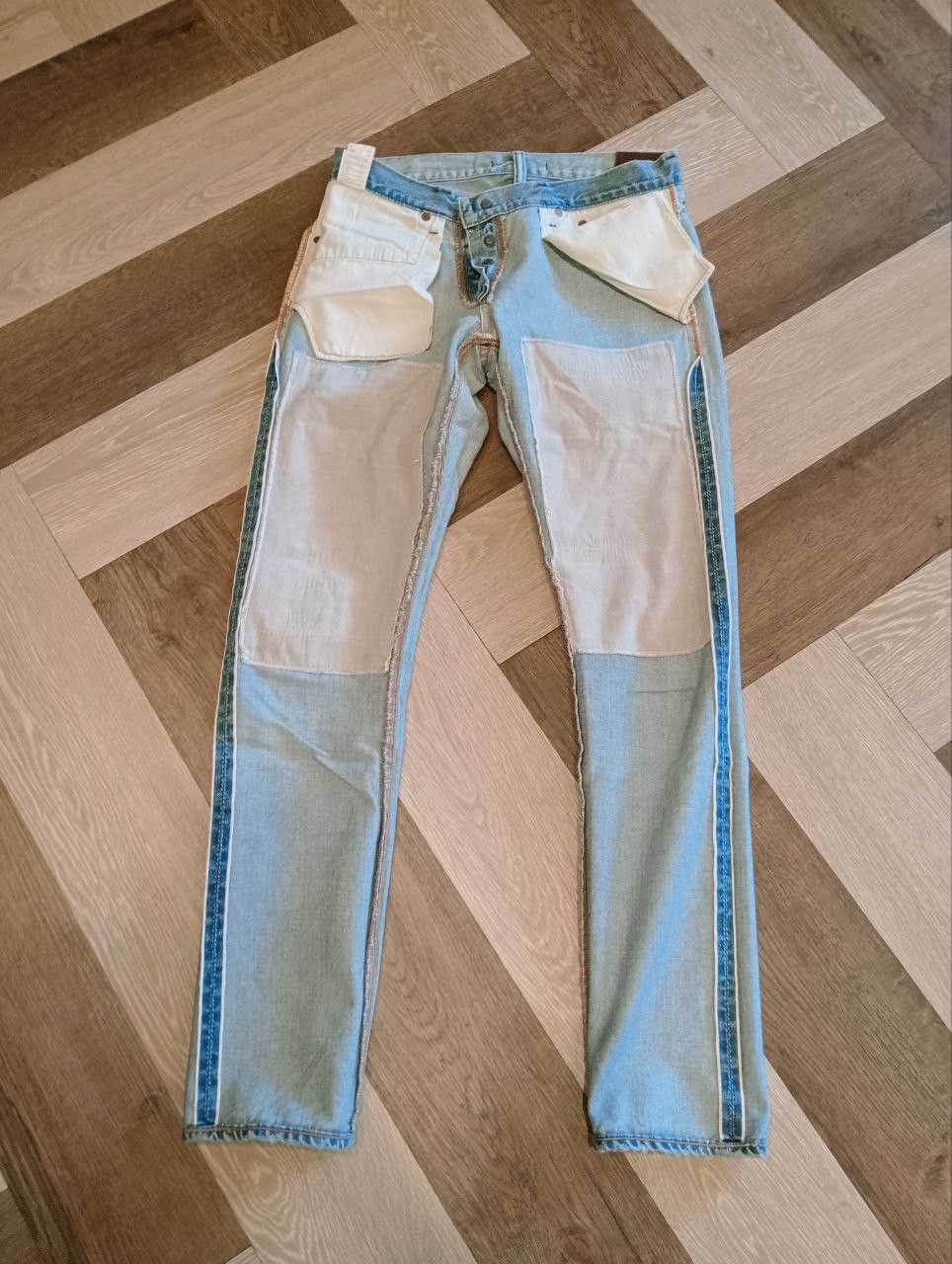 Johnbull JOHN BULL JAPAN SELVEDGE DISTRESSED JEANS - SIZE 30 Size US 30 / EU 46 - 11 Thumbnail