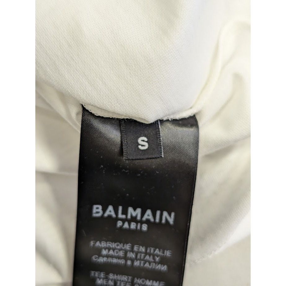 Balmain o1rshd1 Short Sleeve T-Shirt in White Size US S / EU 44-46 / 1 - 15 Thumbnail