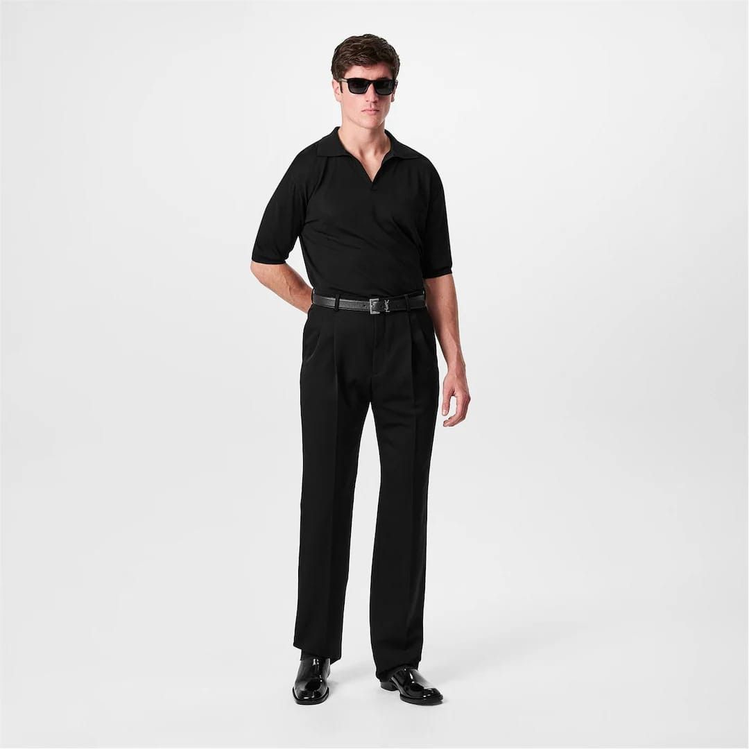 Saint Laurent Paris o1g2r1mq0526 Size: OS / Rectangle Sunglasses in Black Size ONE SIZE - 4 Thumbnail