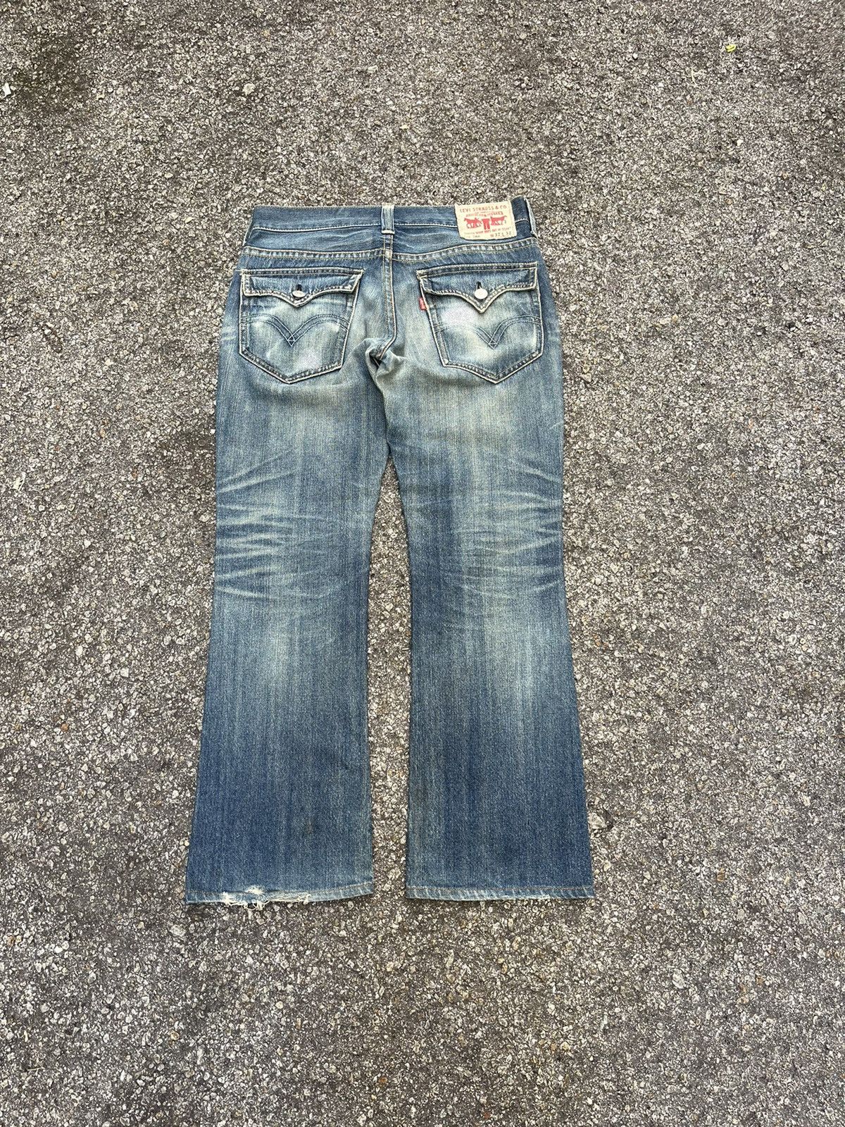 Levi's Flare Jeans Levis 708 Boot Cut Zipper Denim Distressed Punk Size US 32 / EU 48 - 13 Thumbnail