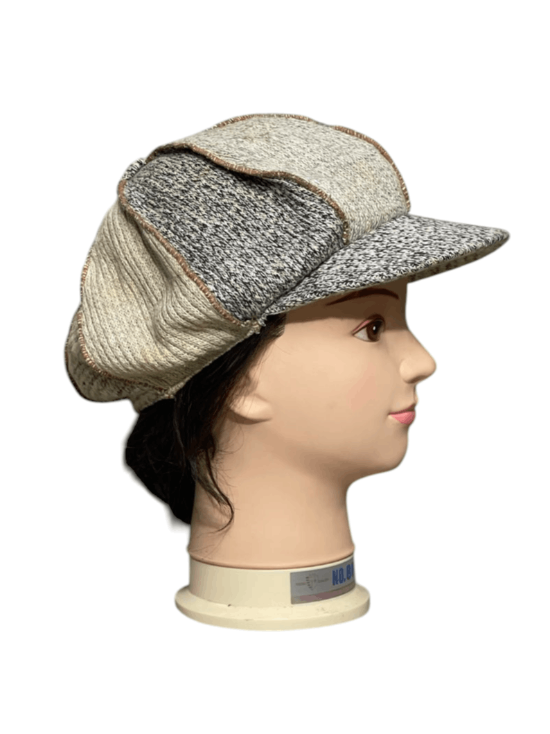Japanese Brand Vintage Seijitstudio Patcwork Newsboy Hats Size ONE SIZE - 1 Thumbnail