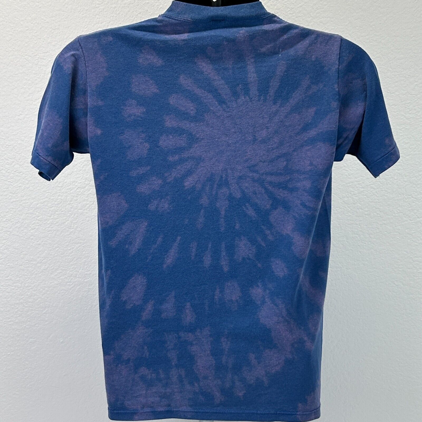 Jerzees Vintage 90s Denton Maryland T Shirt Map USA Made Blue Small Size US S / EU 44-46 / 1 - 3 Thumbnail