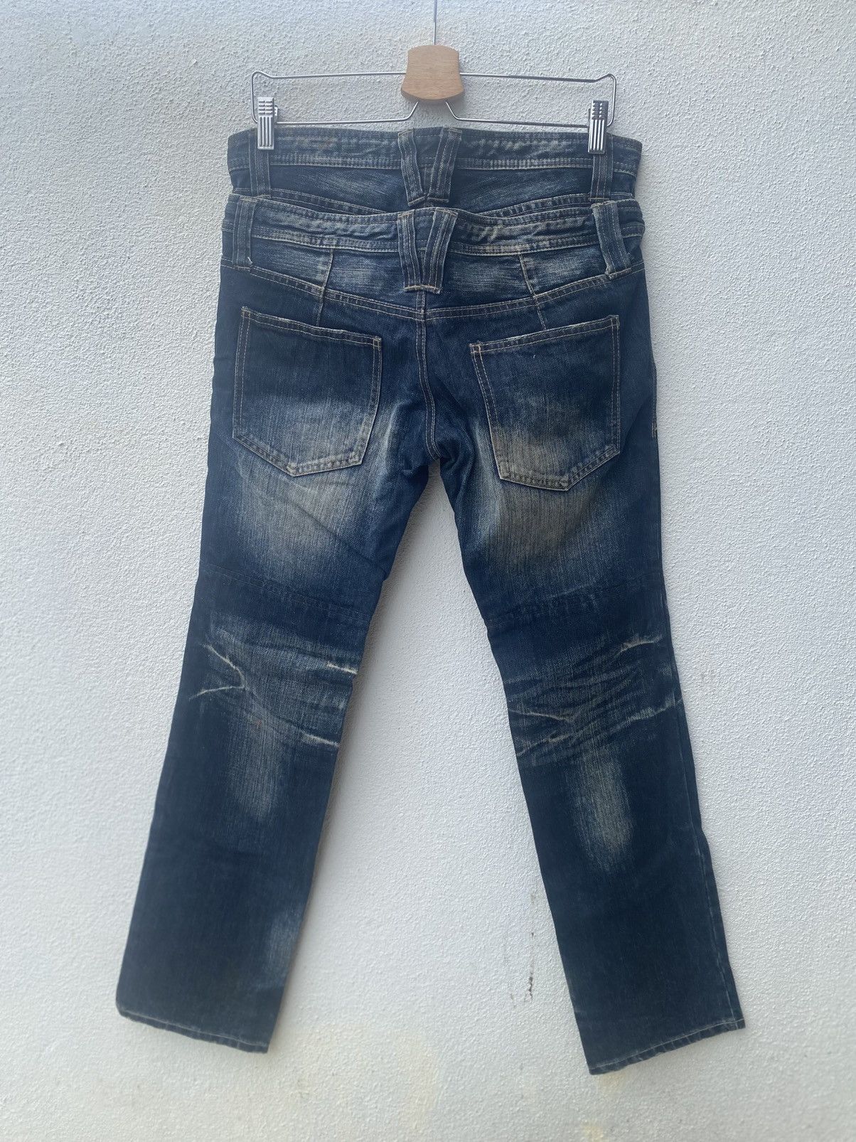 PPFM MUST have! Japanese Brand - PPFM Denim Double Waist Jeans Size US 32 / EU 48 - 4 Thumbnail