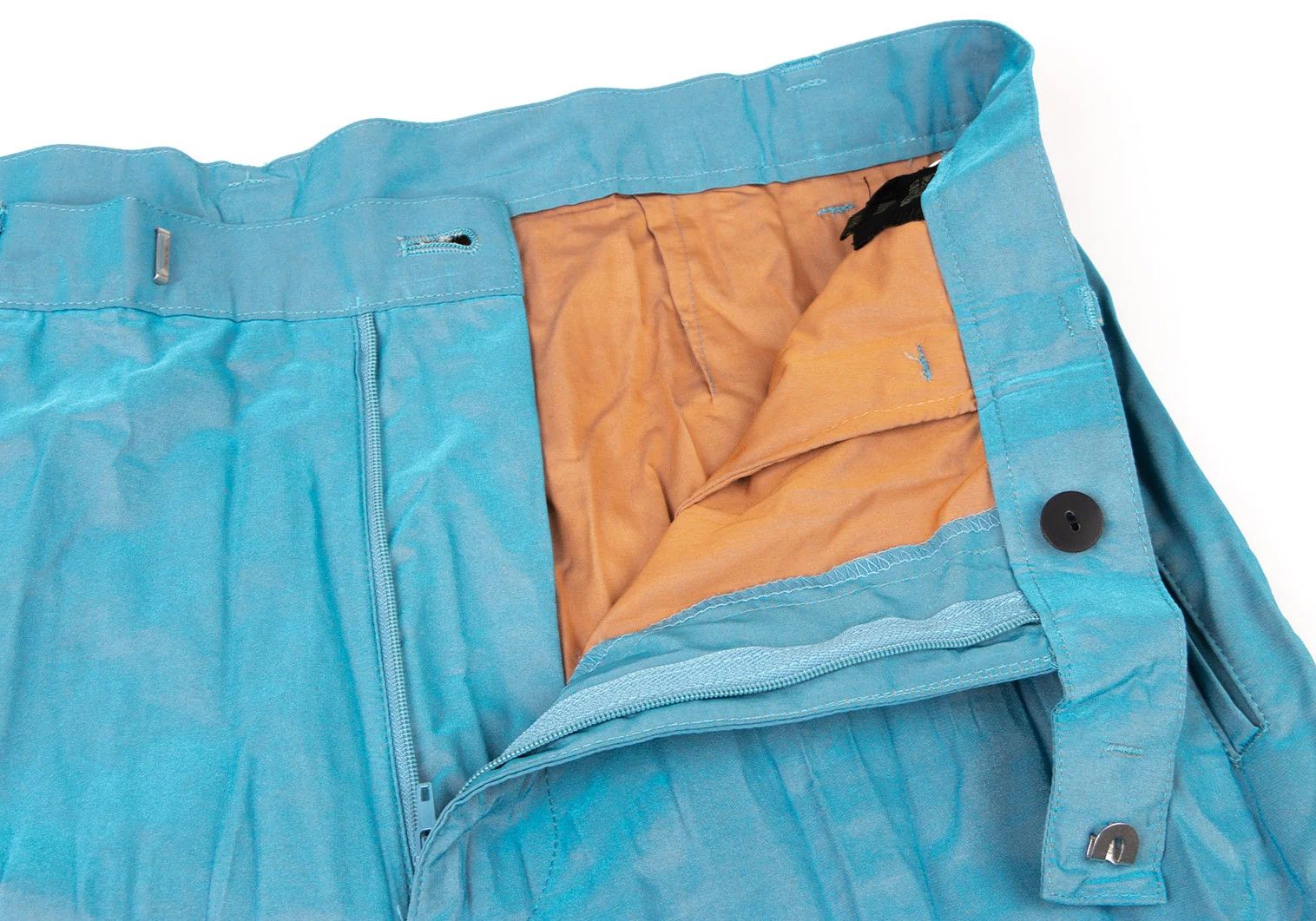 Jean Paul Gaultier Cotton-Poly Casual Pants in Light Blue, Size 48 Size US 32 / EU 48 - 5 Thumbnail