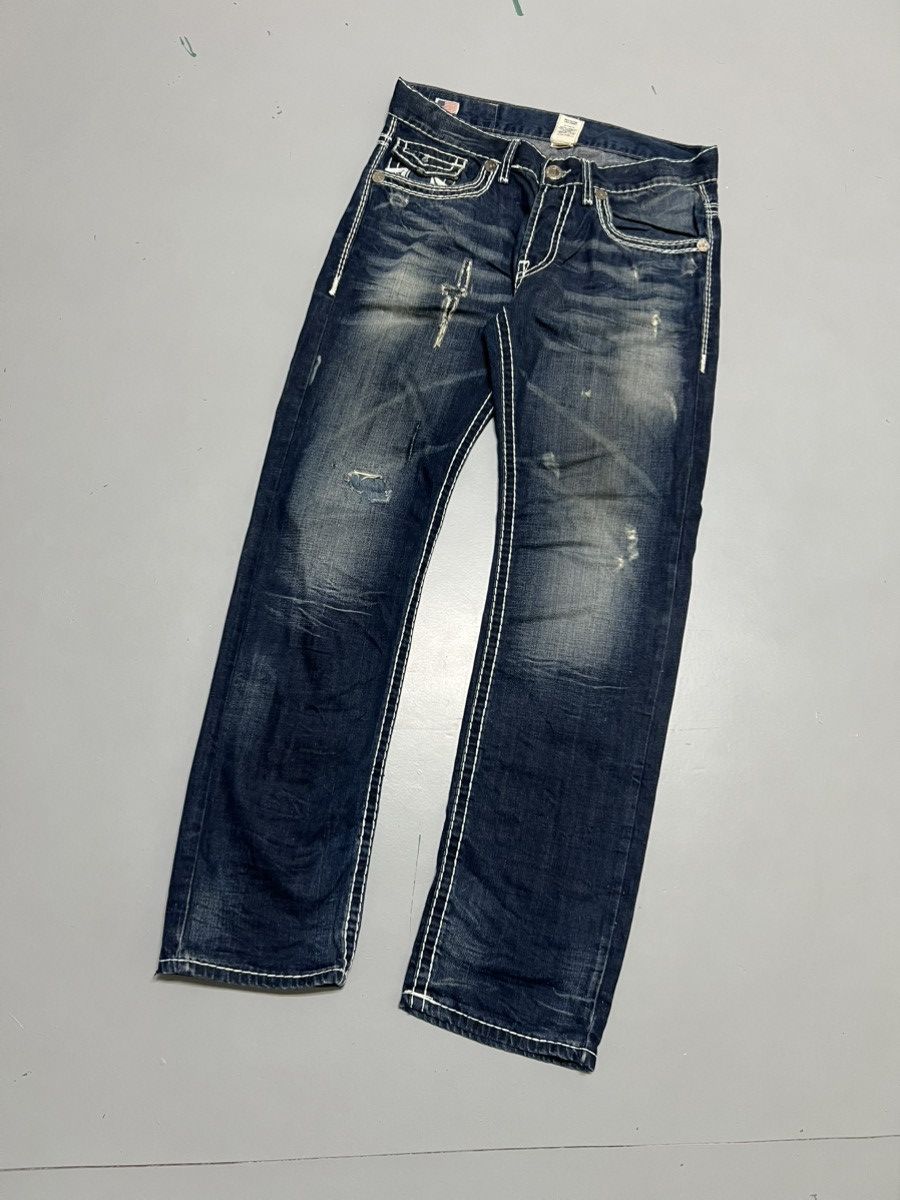 True Religion Vintage true religion double stitch denim Size US 38 / EU 54 - 2 Thumbnail