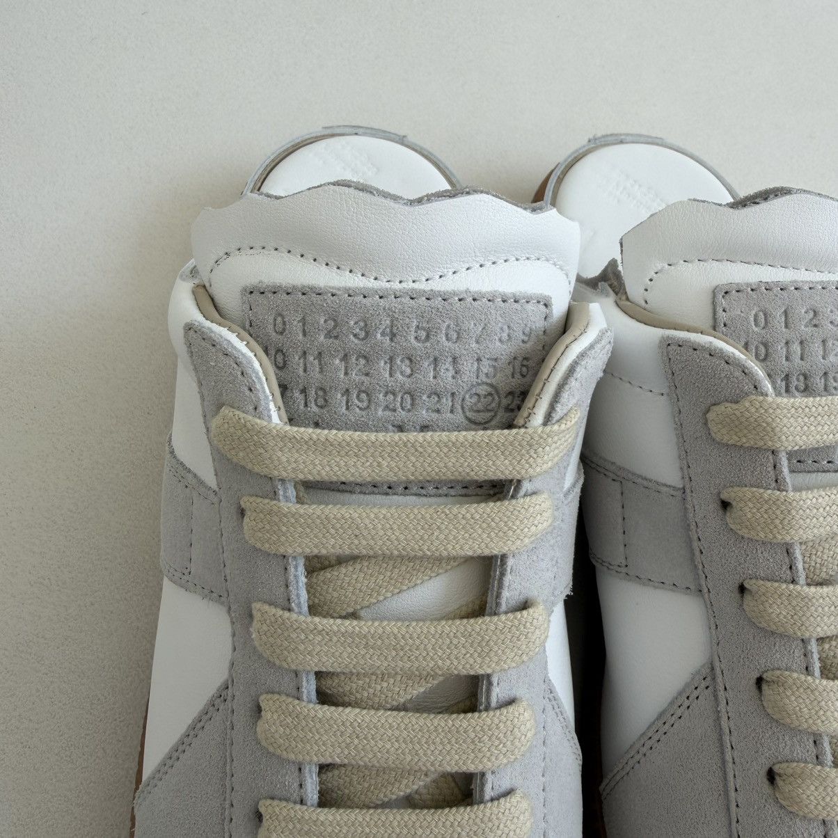 Maison Margiela S/S 21 White Leather ‘Mule’ GAT Sneakers Size US 8.5 / IT 38.5 - 5 Thumbnail