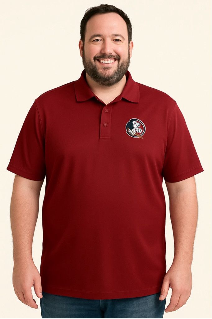 J. America FSU Florida State University Polo Shirt XL Garnet&Gold Logo Size US XL / EU 56 / 4 - 2 Thumbnail