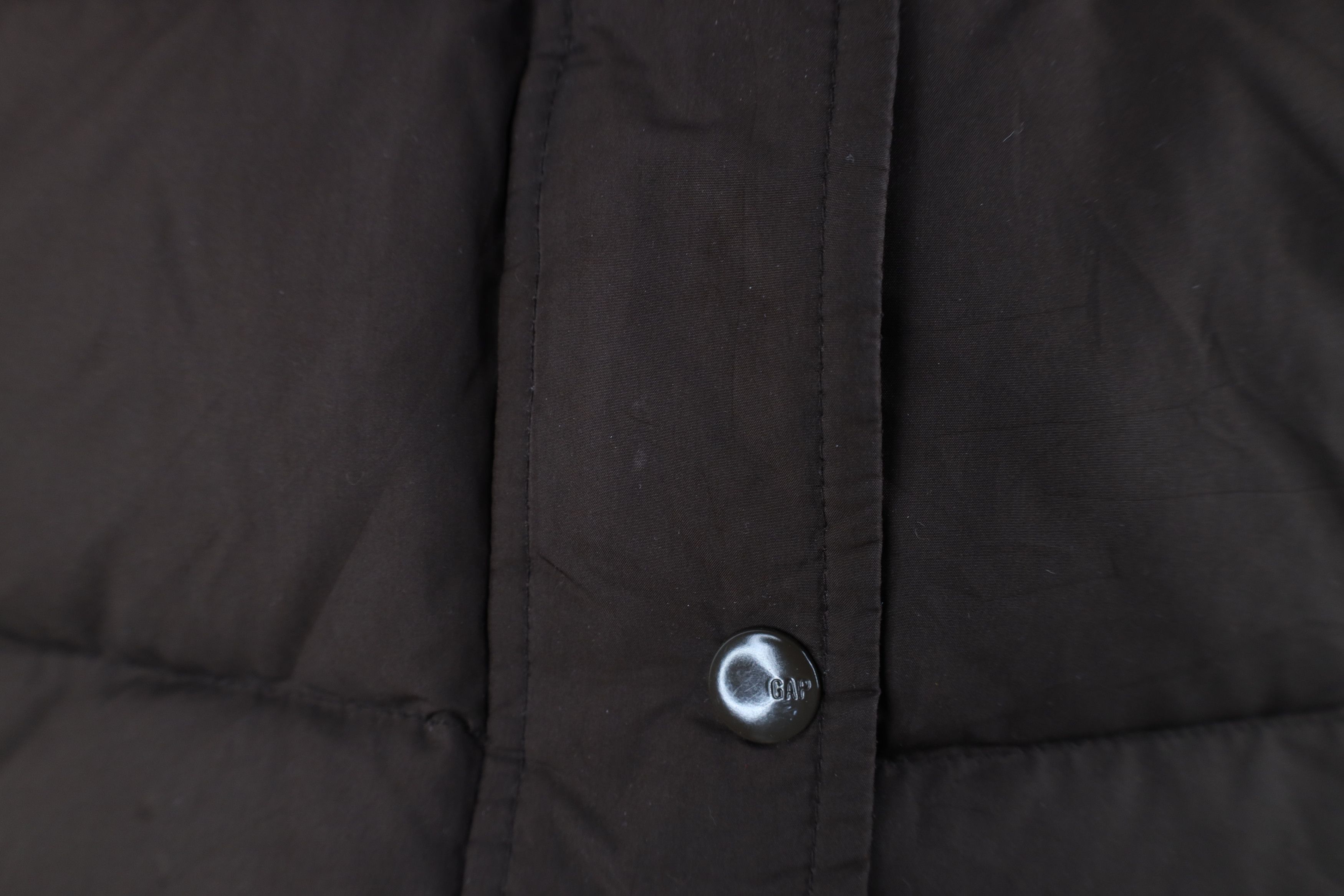 Gap Vintage 90s Y2K Gap Duck Down Puffer Vest Jacket Brown Size S / US 4 / IT 40 - 6 Thumbnail