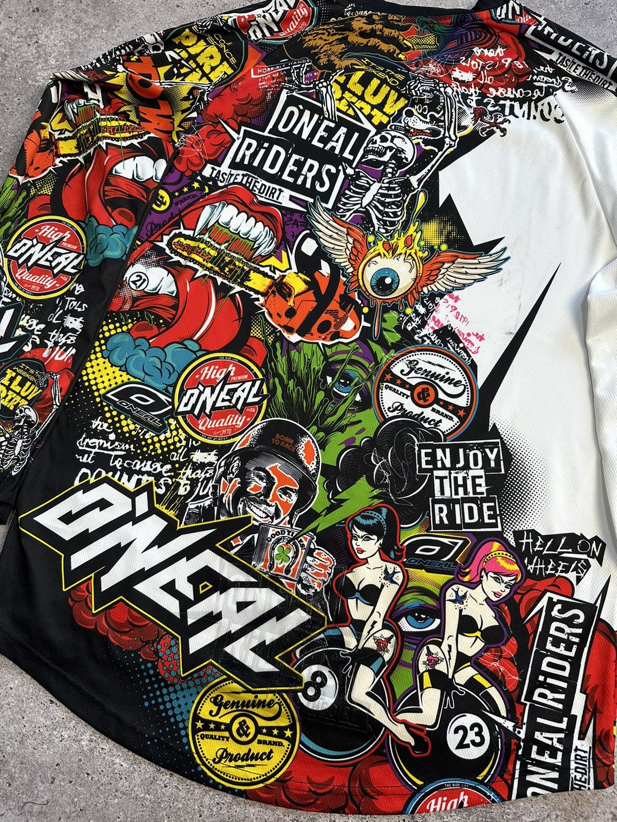 O'Neill Vintage O’neal Mayhem Motocross Racing Jersey Fox Y2K Size US L / EU 52-54 / 3 - 11 Thumbnail