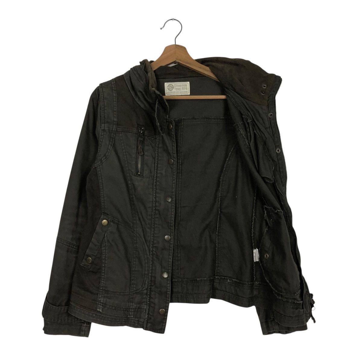 Japanese Brand 🔥VINTAGE BIKER BONK JACKET SHAWL COLLAR CIAOPANIC Size US S / EU 44-46 / 1 - 14 Thumbnail