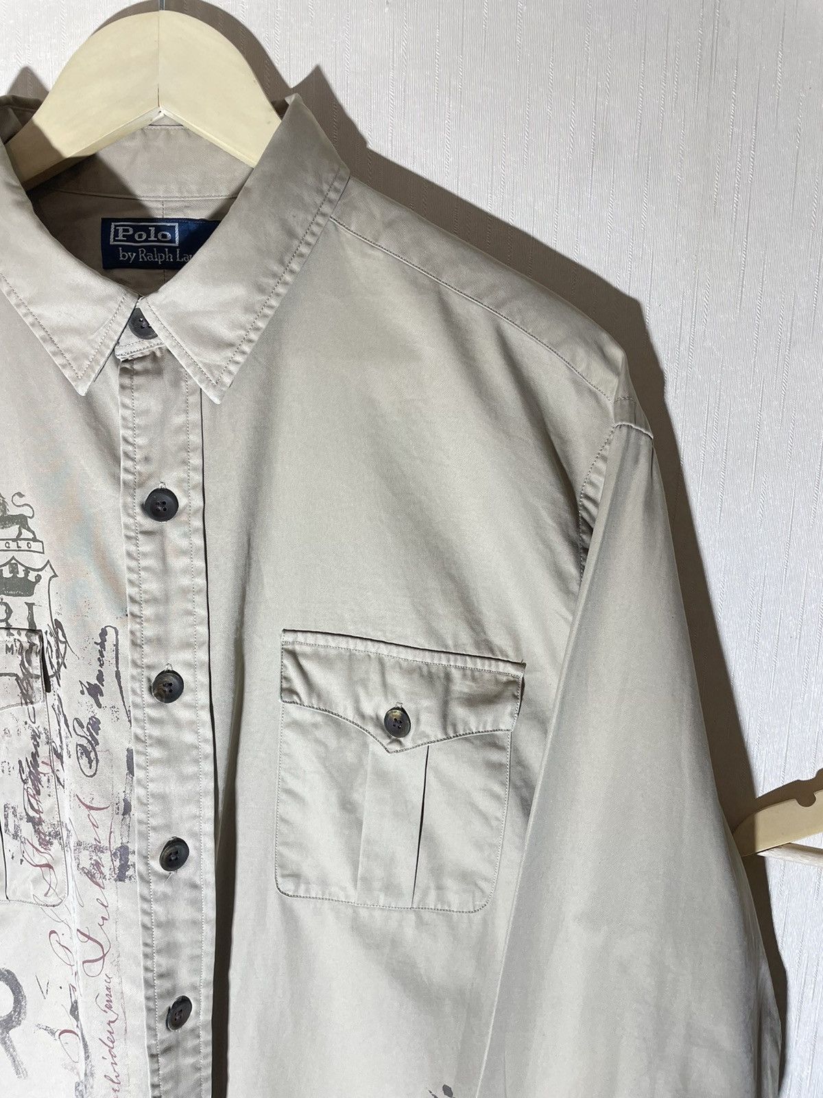 Polo Ralph Lauren × Vintage Polo Ralph Lauren military vintage shirt Size US L / EU 52-54 / 3 - 2 Thumbnail
