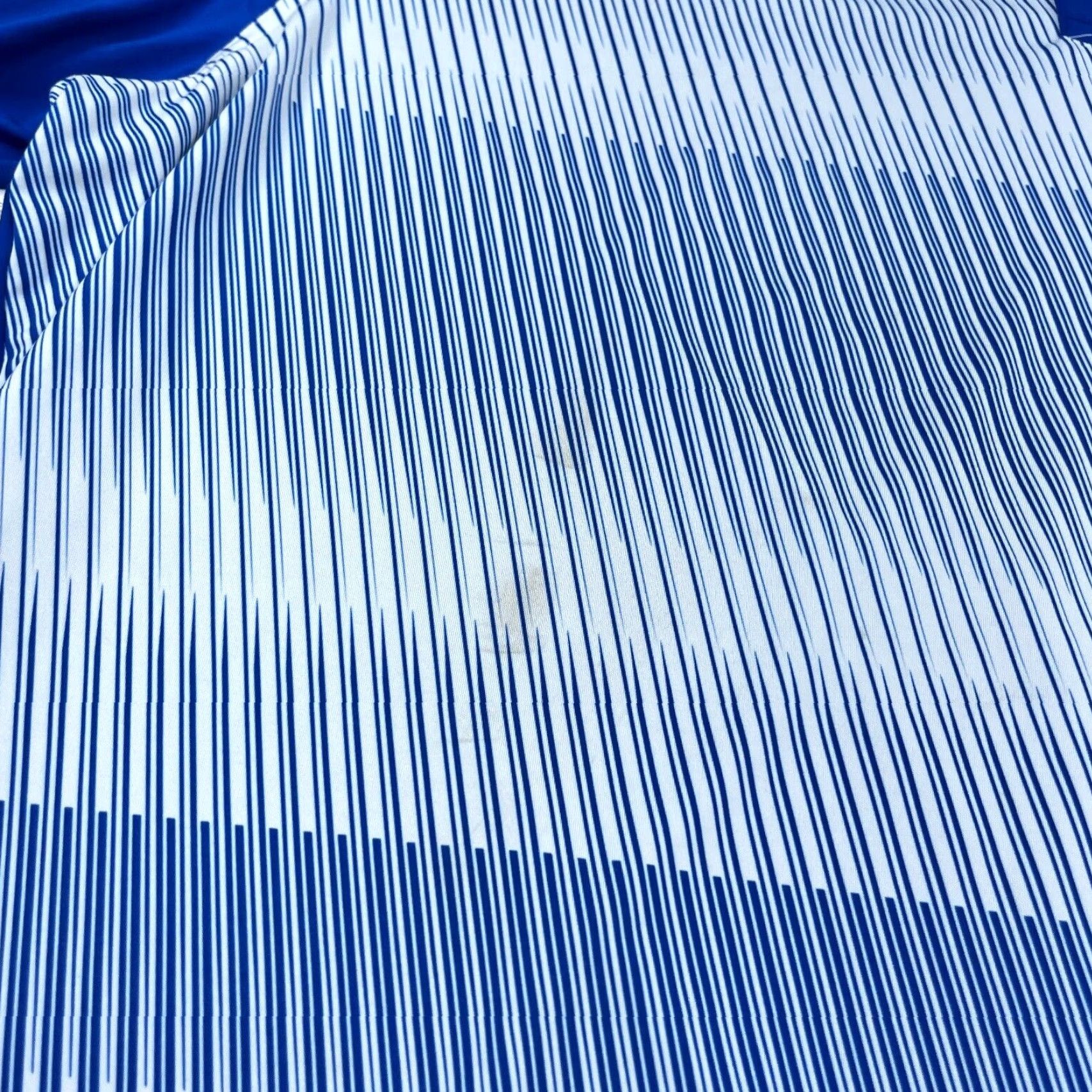 Puma Puma Polo Shirt Men XXL Blue White Striped Geometric Performance Golf Adult Size US XXL / EU 58 / 5 - 5 Thumbnail