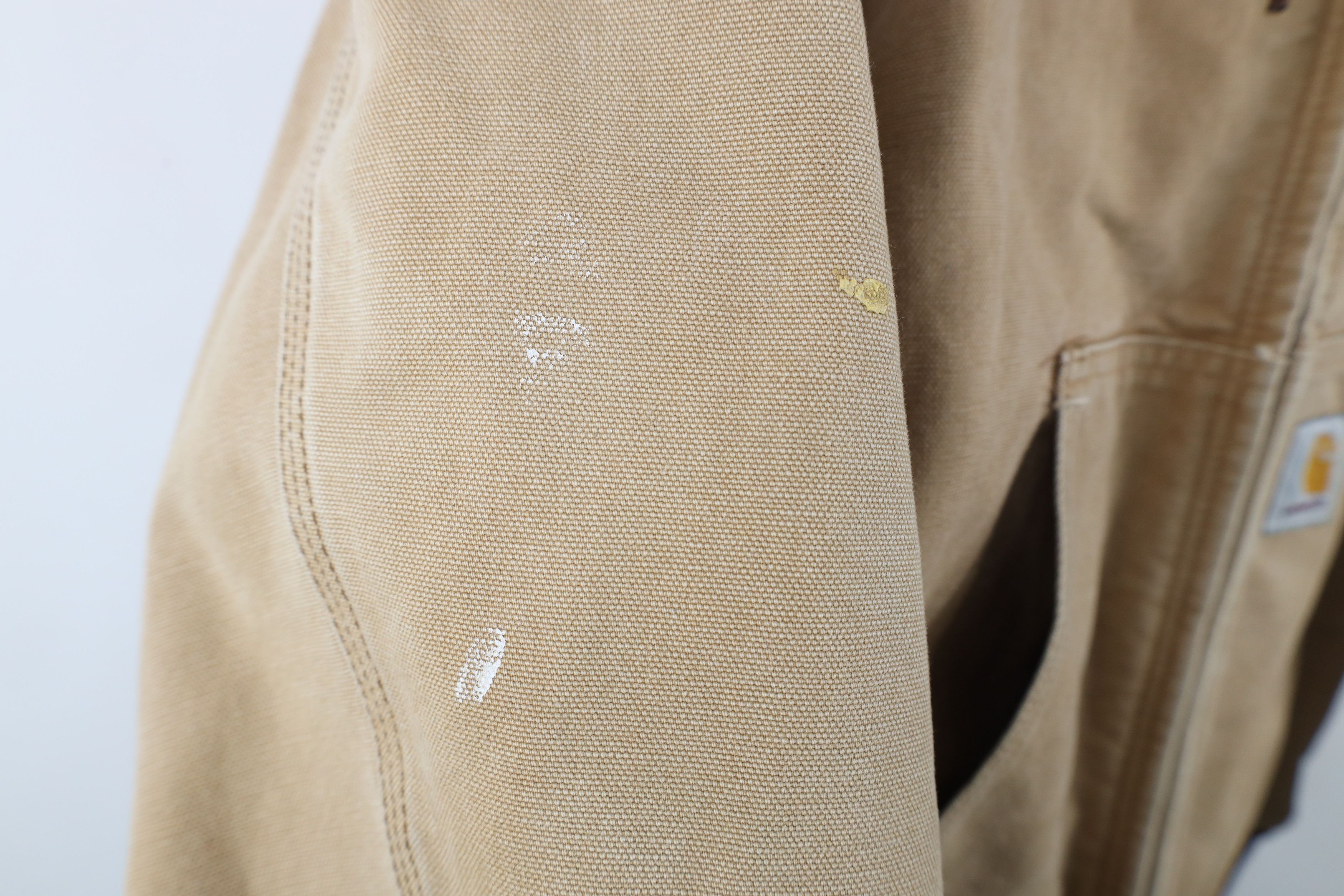Carhartt × Vintage Vintage 90s Carhartt Full Zip Hooded Jacket Duck Brown USA Size US M / EU 48-50 / 2 - 6 Thumbnail