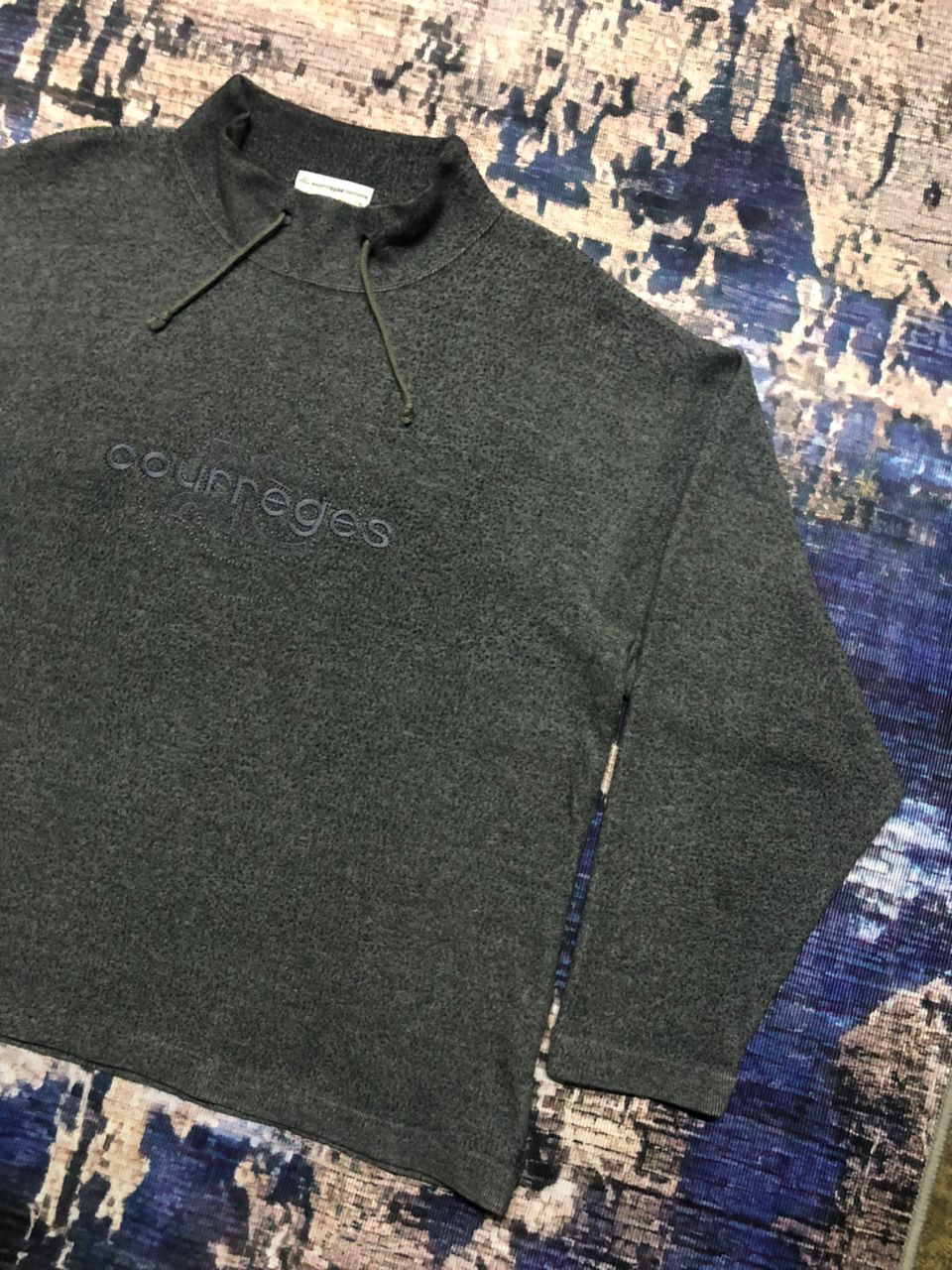 Courreges Courreges Homme Sweatshirt Center Spell Out With Logo Size US L / EU 52-54 / 3 - 6 Thumbnail