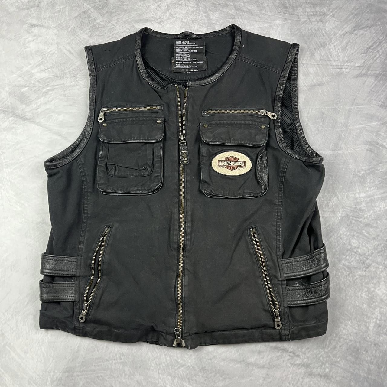 Designer Vintage Harley Davidson vest Size US M / EU 48-50 / 2 - 1 Thumbnail