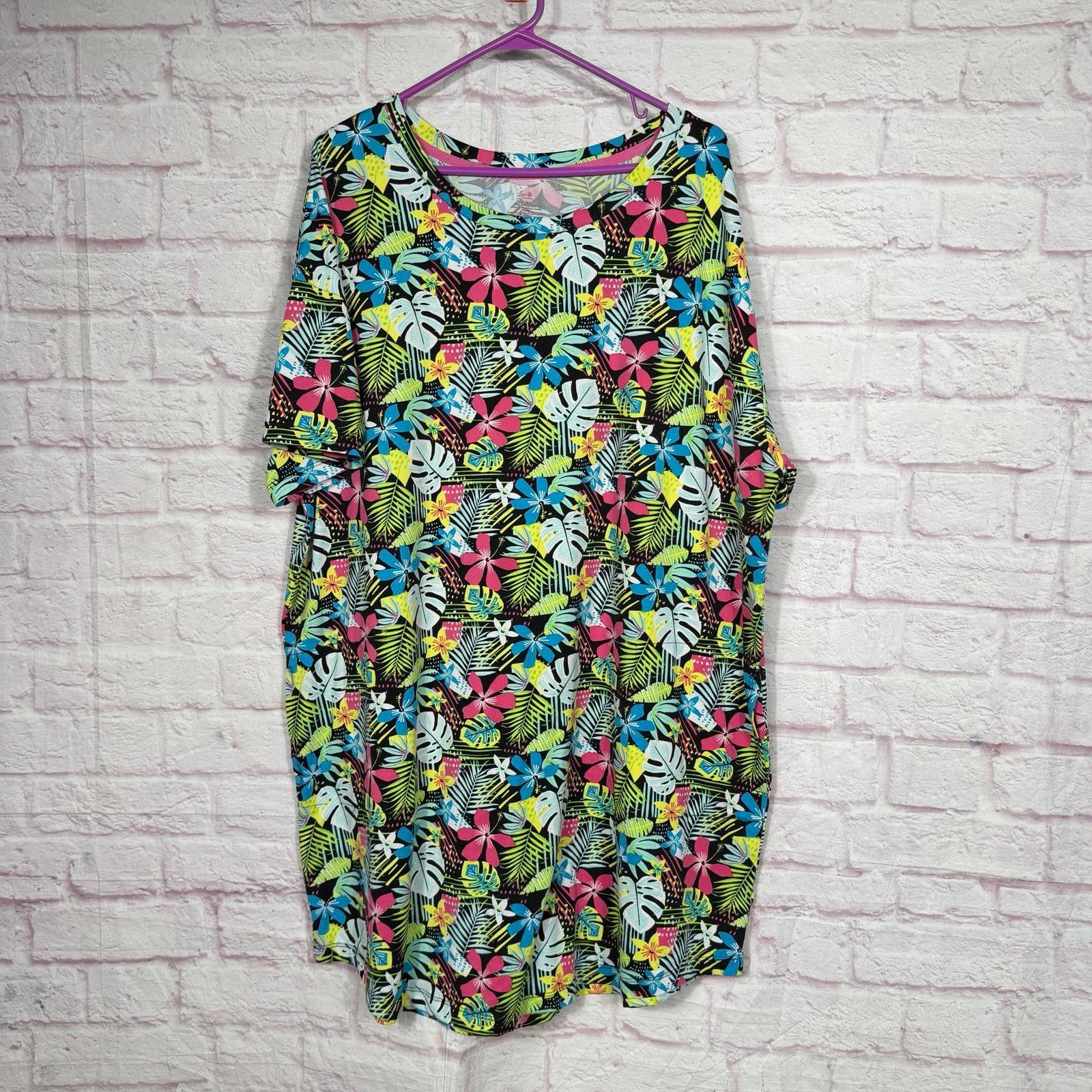 Other Secret Treasures L/XL Tropical Floral Nightgown Size ONE SIZE - 1 Thumbnail