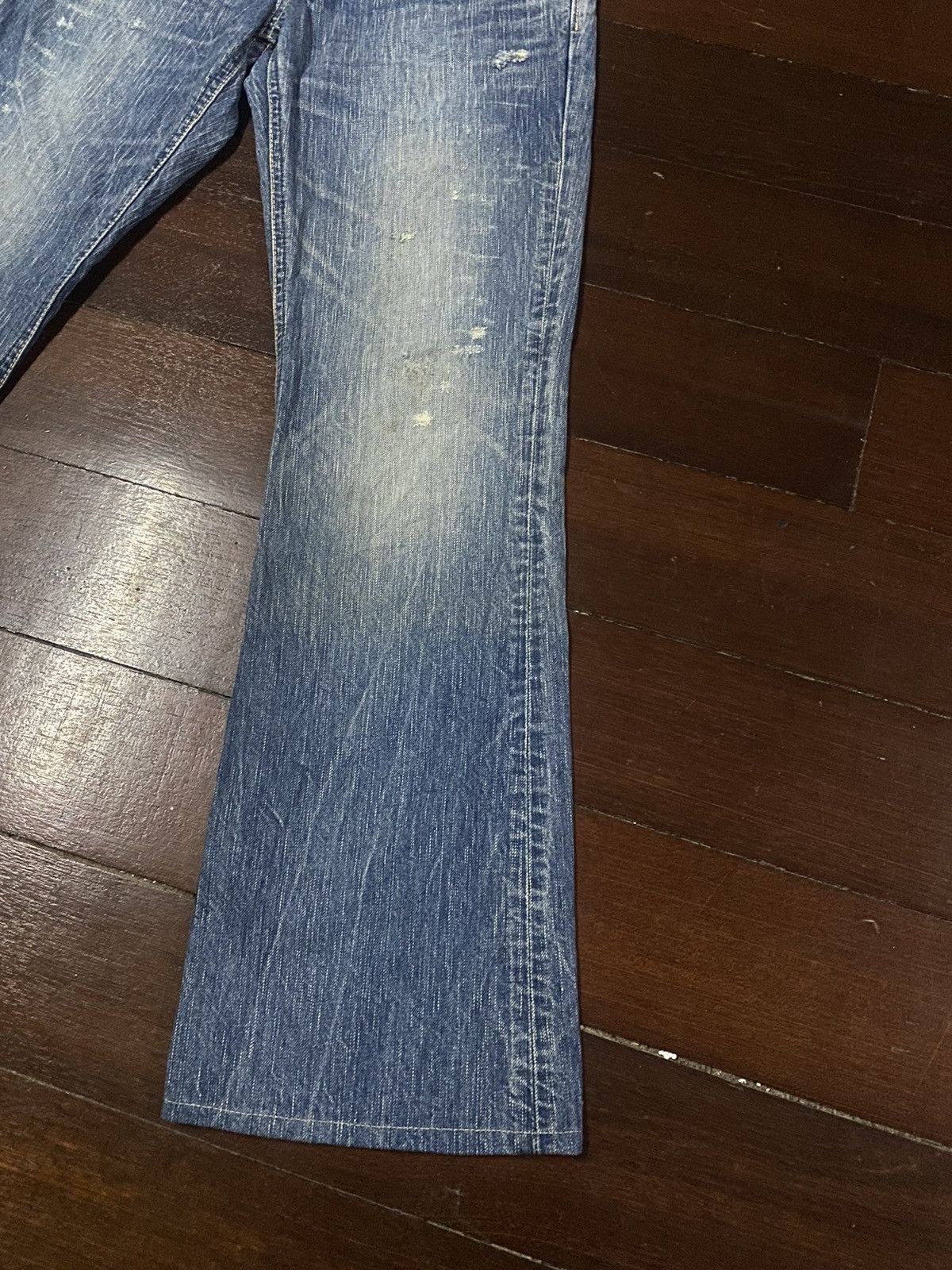 Edwin × If Six Was Nine × Japanese Brand FIRE 🔥 FLARE EDWIN 503 BLUE TRIP WIDE LEG BOOTCUT Size 32" / US 10 / IT 46 - 7 Thumbnail