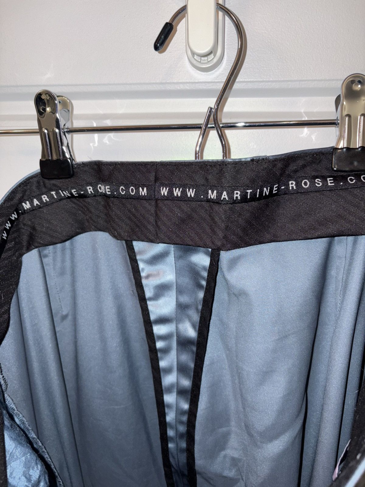 Martine Rose Martine Rose Straight-Leg Shiny Trousers Size US 30 / EU 46 - 4 Thumbnail