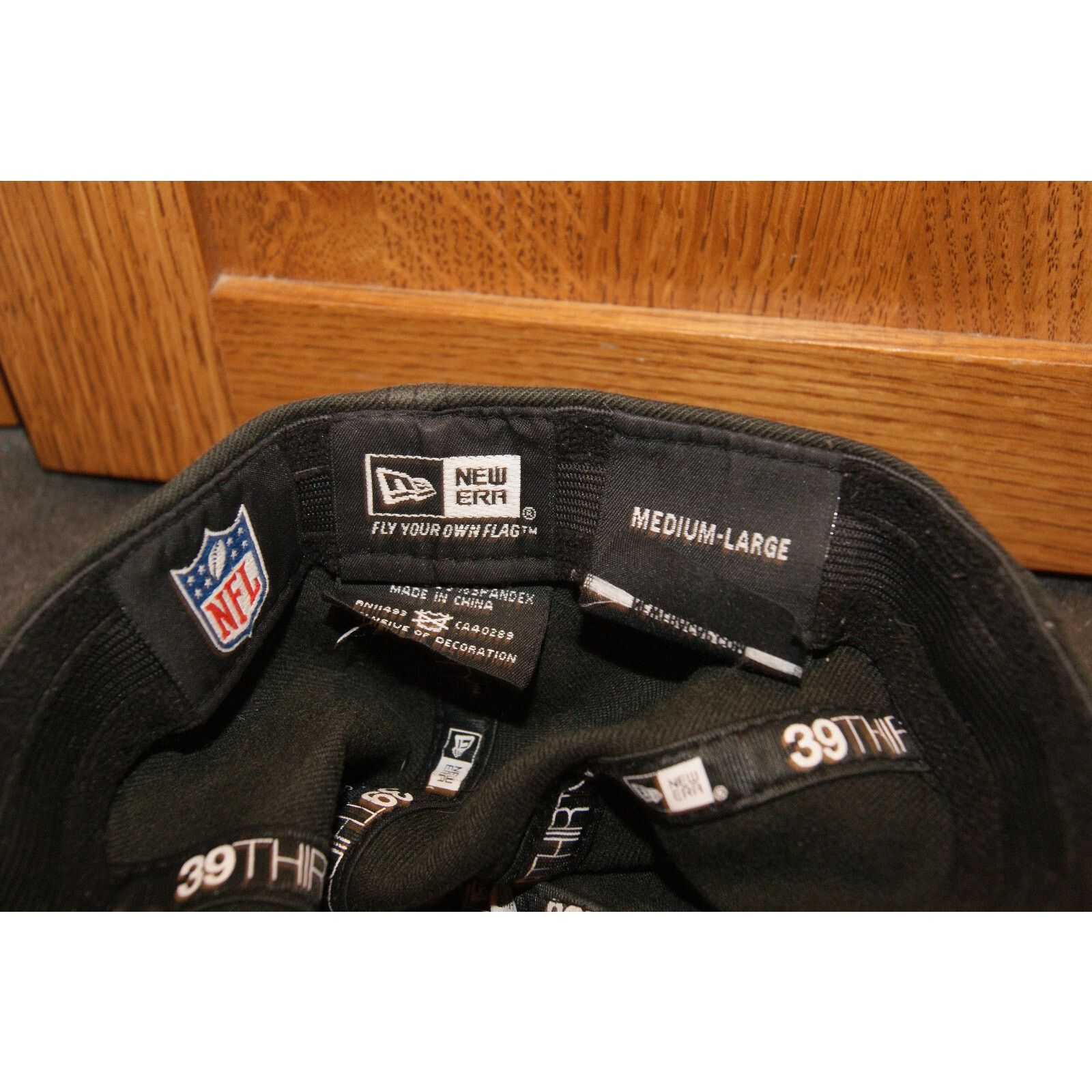 New Era Green Bay Packers New Era 39Thirty Fitted M/L Logo VTG Y2K Size ONE SIZE - 7 Thumbnail