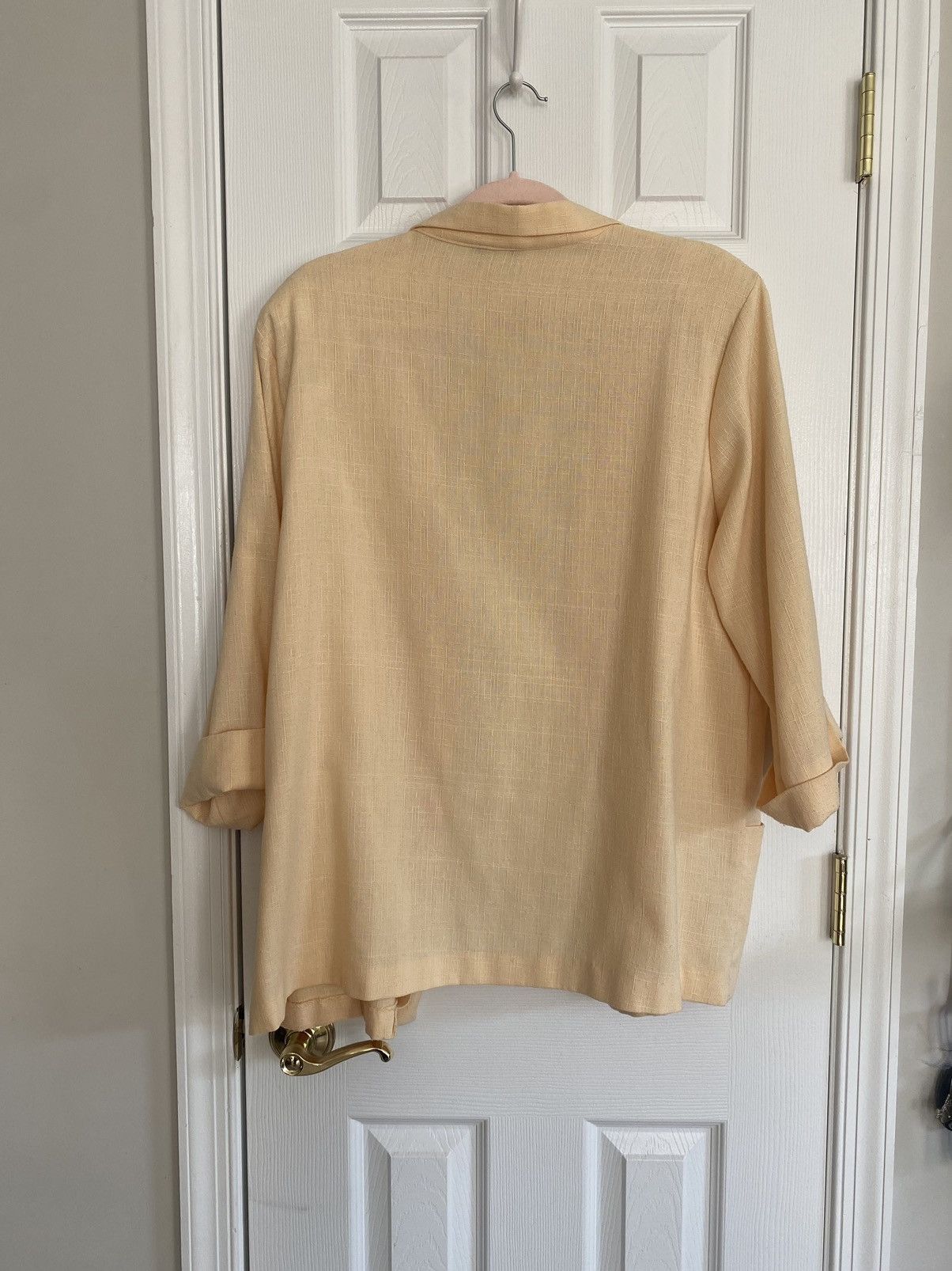 Other VINTAGE JOANNA LINEN SHOULDER PAD BLAZER JACKET SIZE XL Size XL / US 12-14 / IT 48-50 - 6 Thumbnail