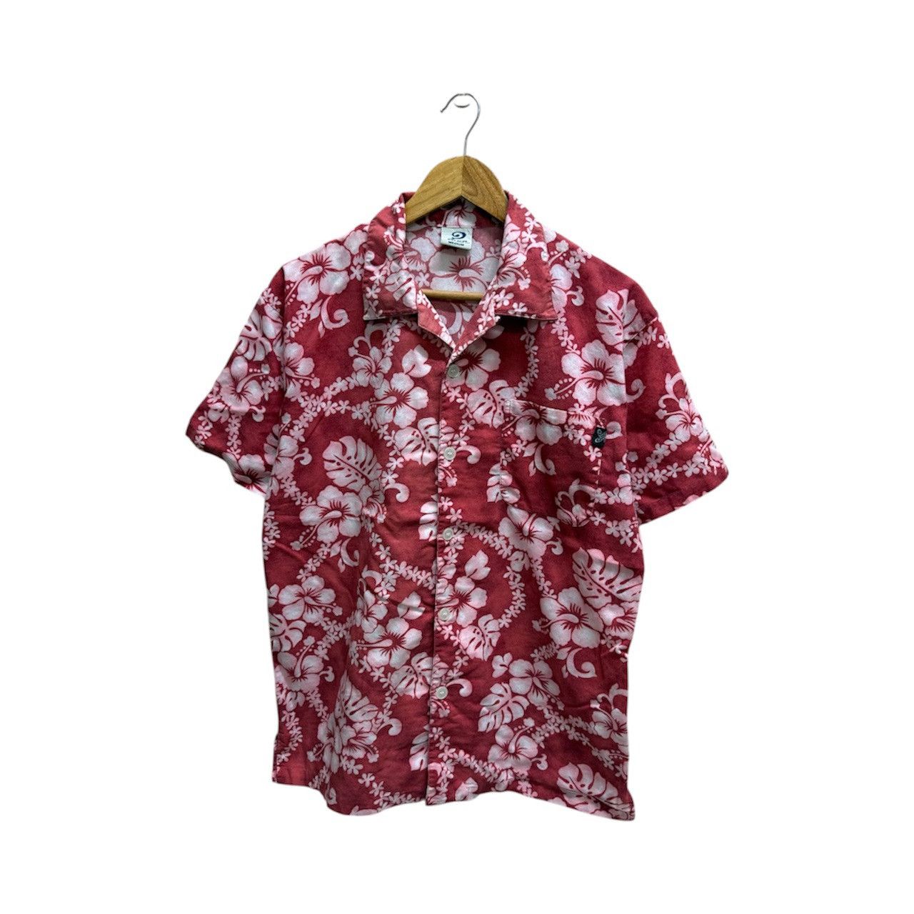 Vintage PIKO HAWAIIAN LONGBOARD WEAR MOTIVE FLORAL BUTTON UP SHIRT Size US M / EU 48-50 / 2 - 1 Thumbnail